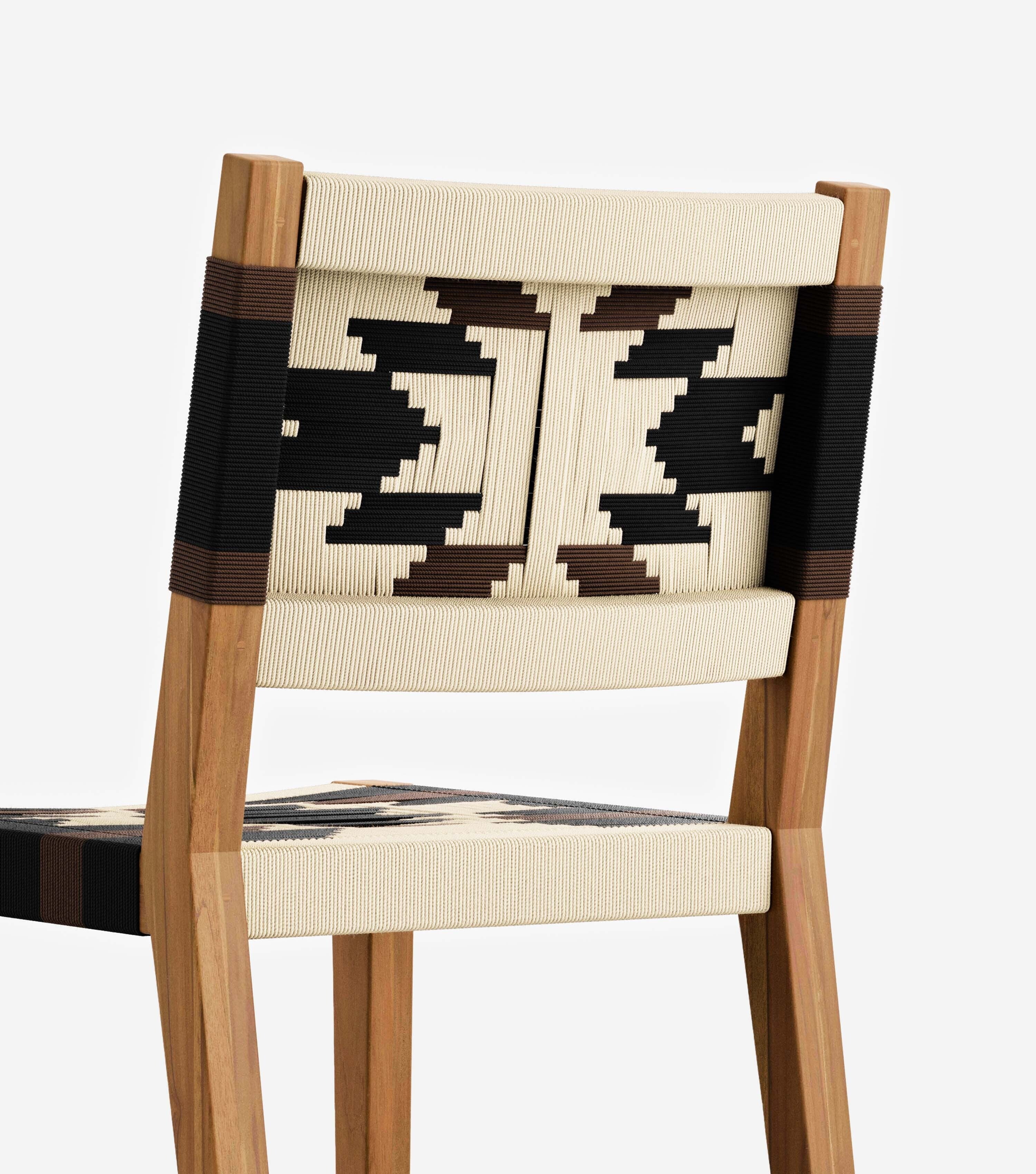 Sealed Teak / Atacama Pattern
