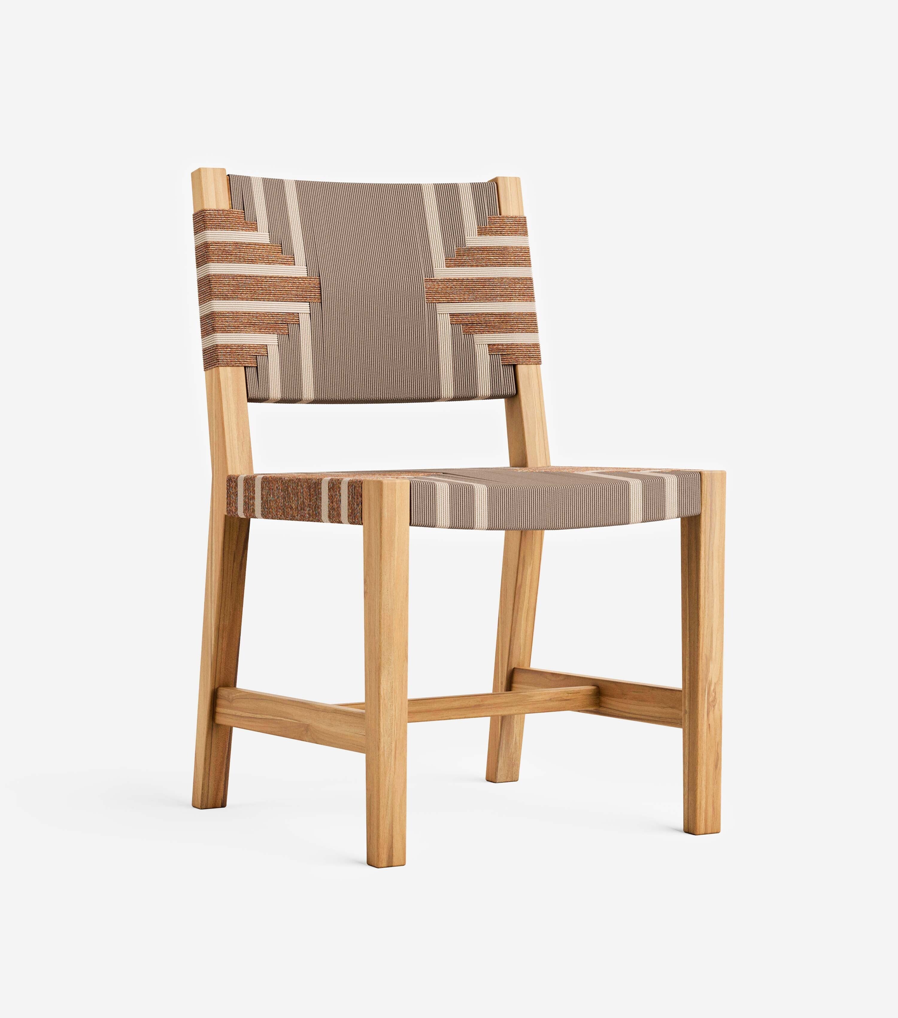 Natural Teak / Reynaga Pattern