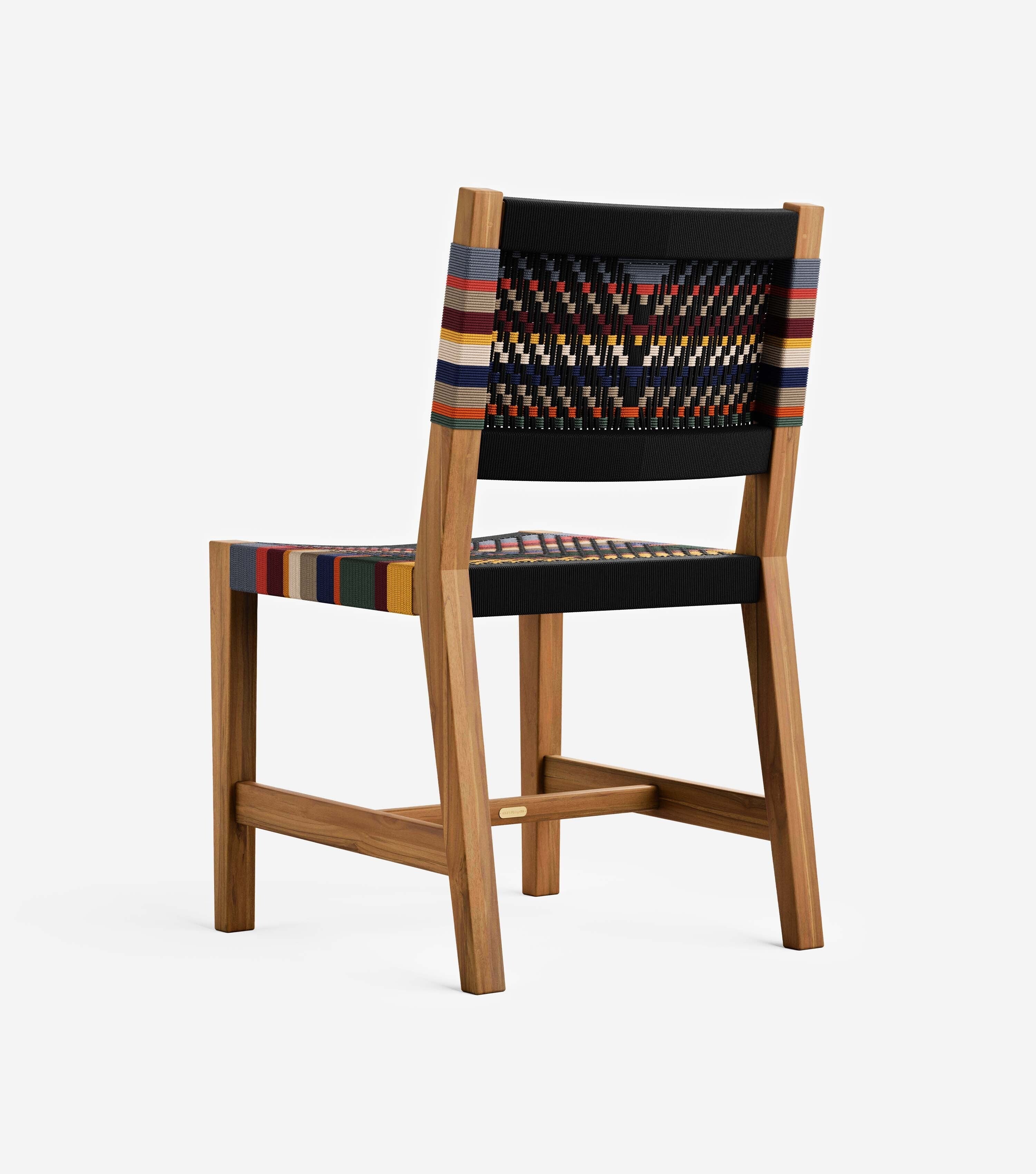 Monimbo Outdoor Dining Chair | San Geronimo Pattern