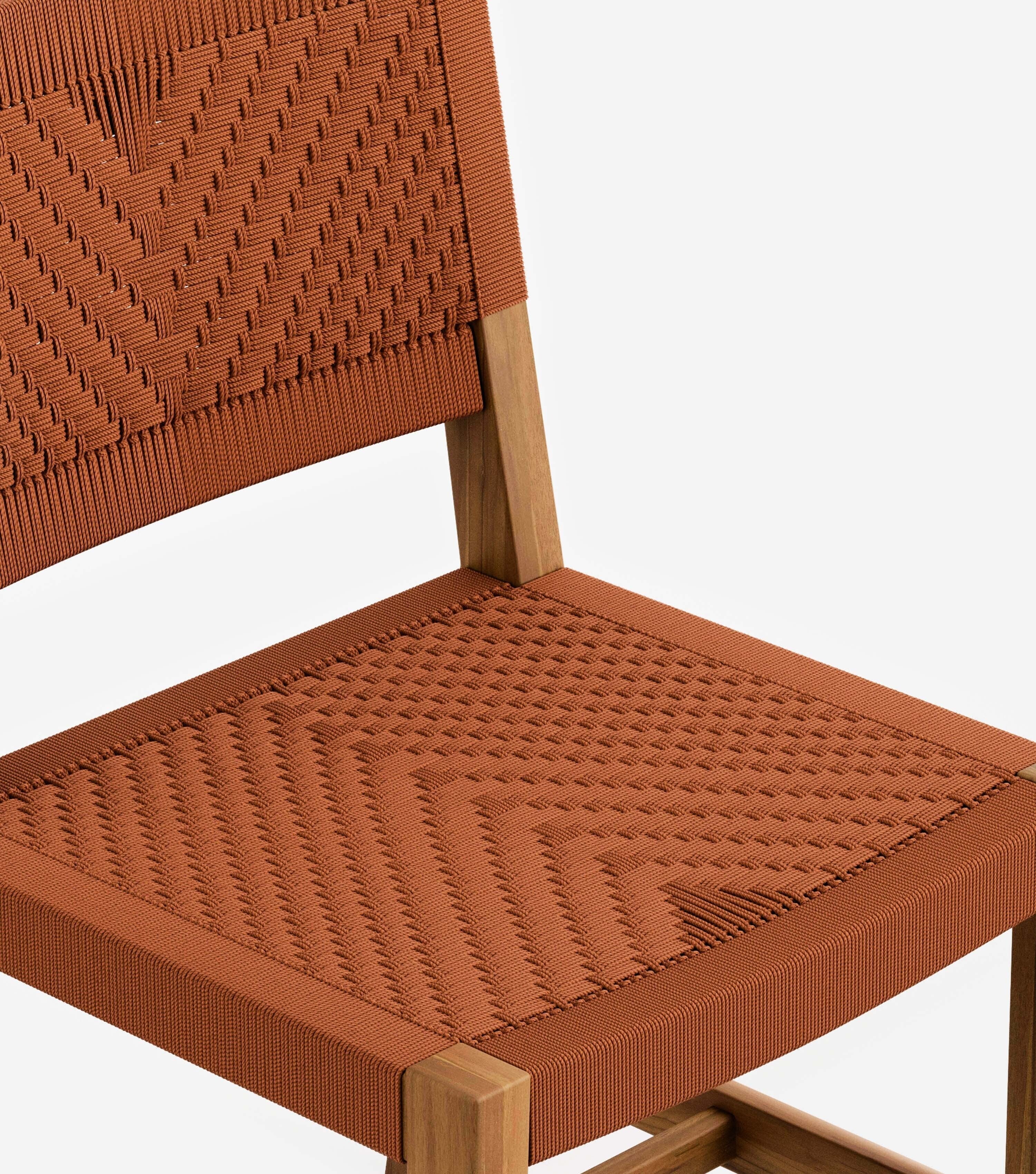 Sealed Teak / Rust V Braided Cord