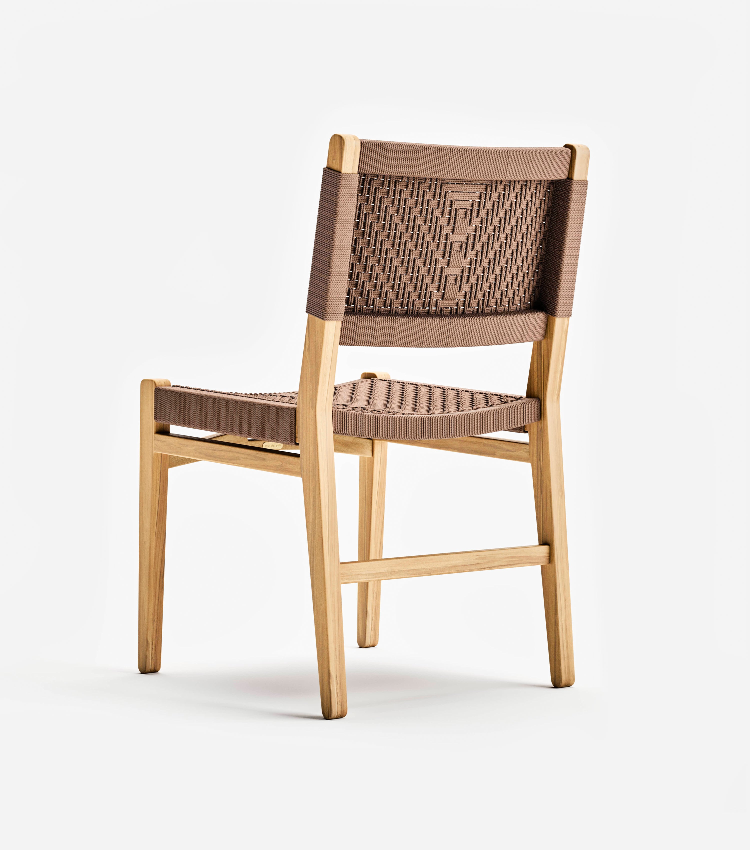 Natural / Chocolate V Braided Cord