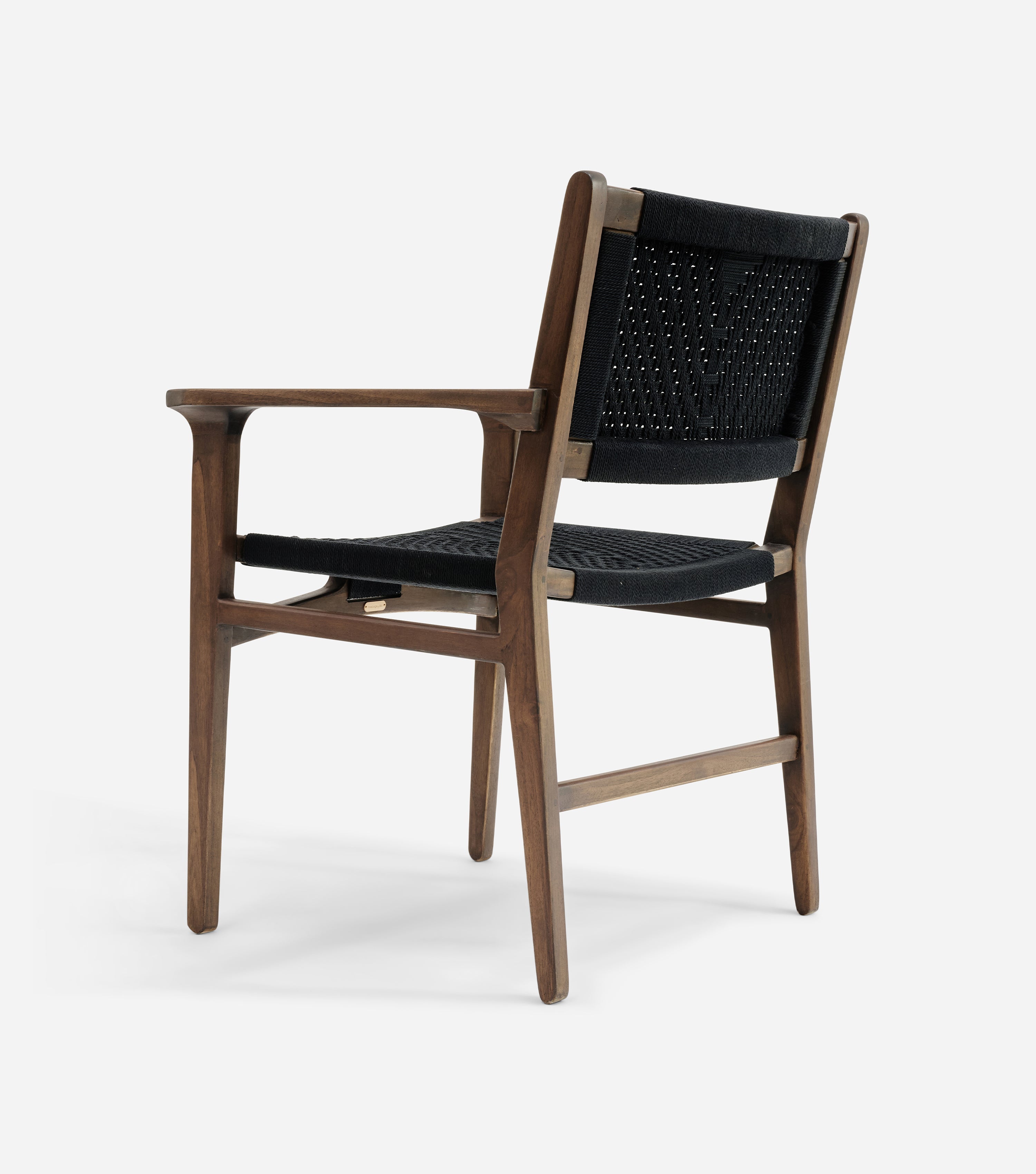 Coffee / Black V Braided Cord