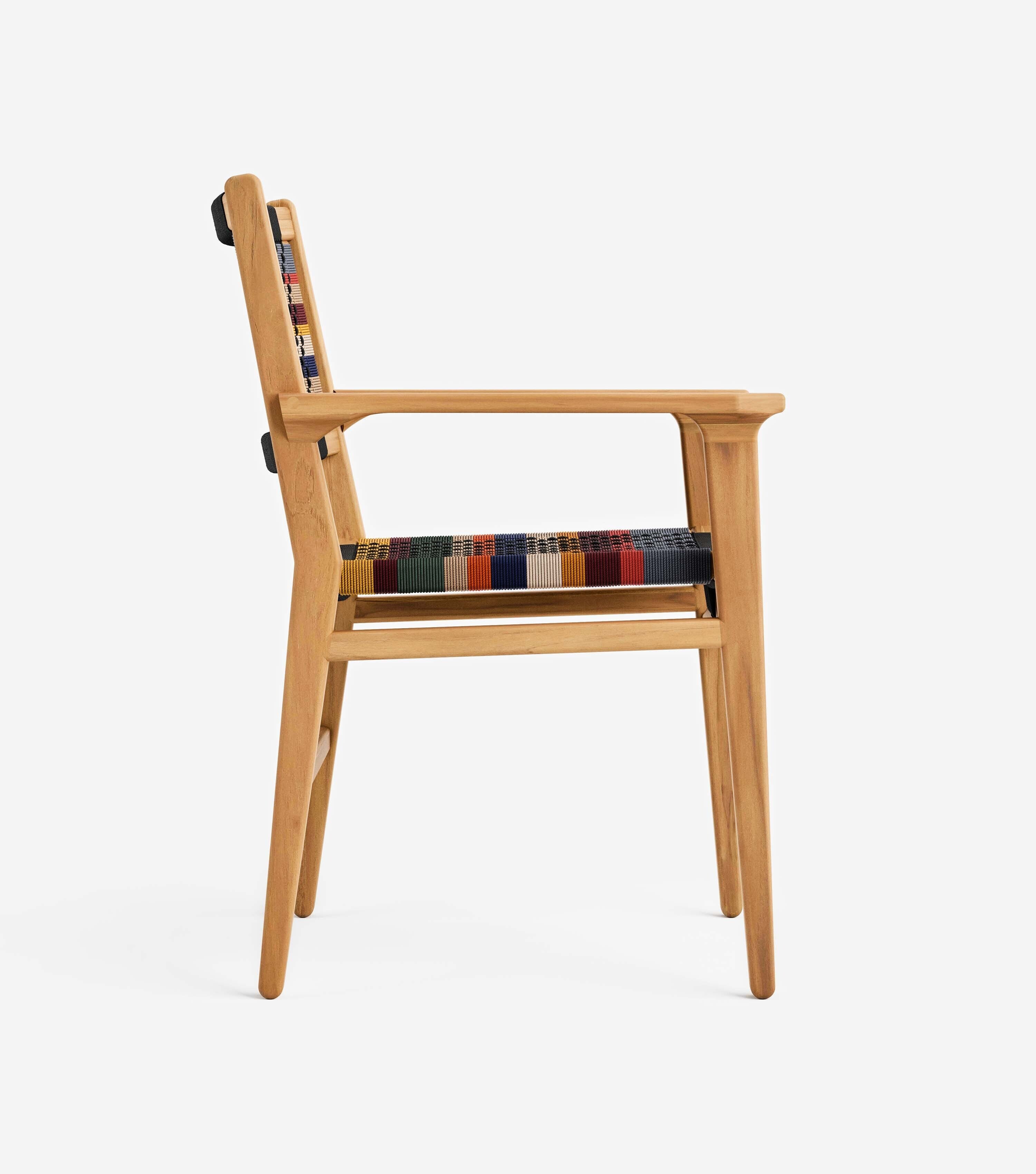 Natural Teak / San Geronimo Pattern