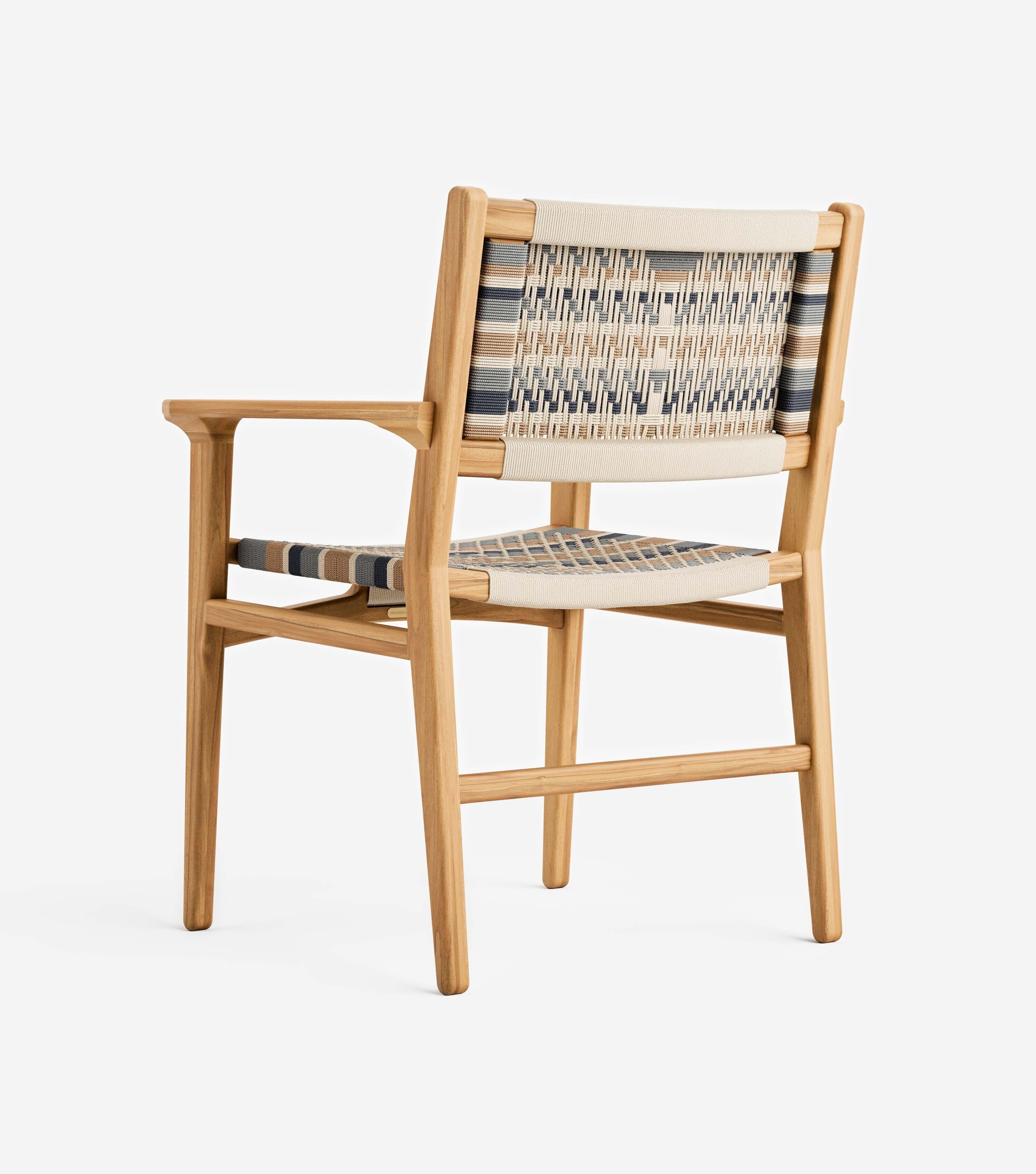 Natural Teak / Serena Pattern