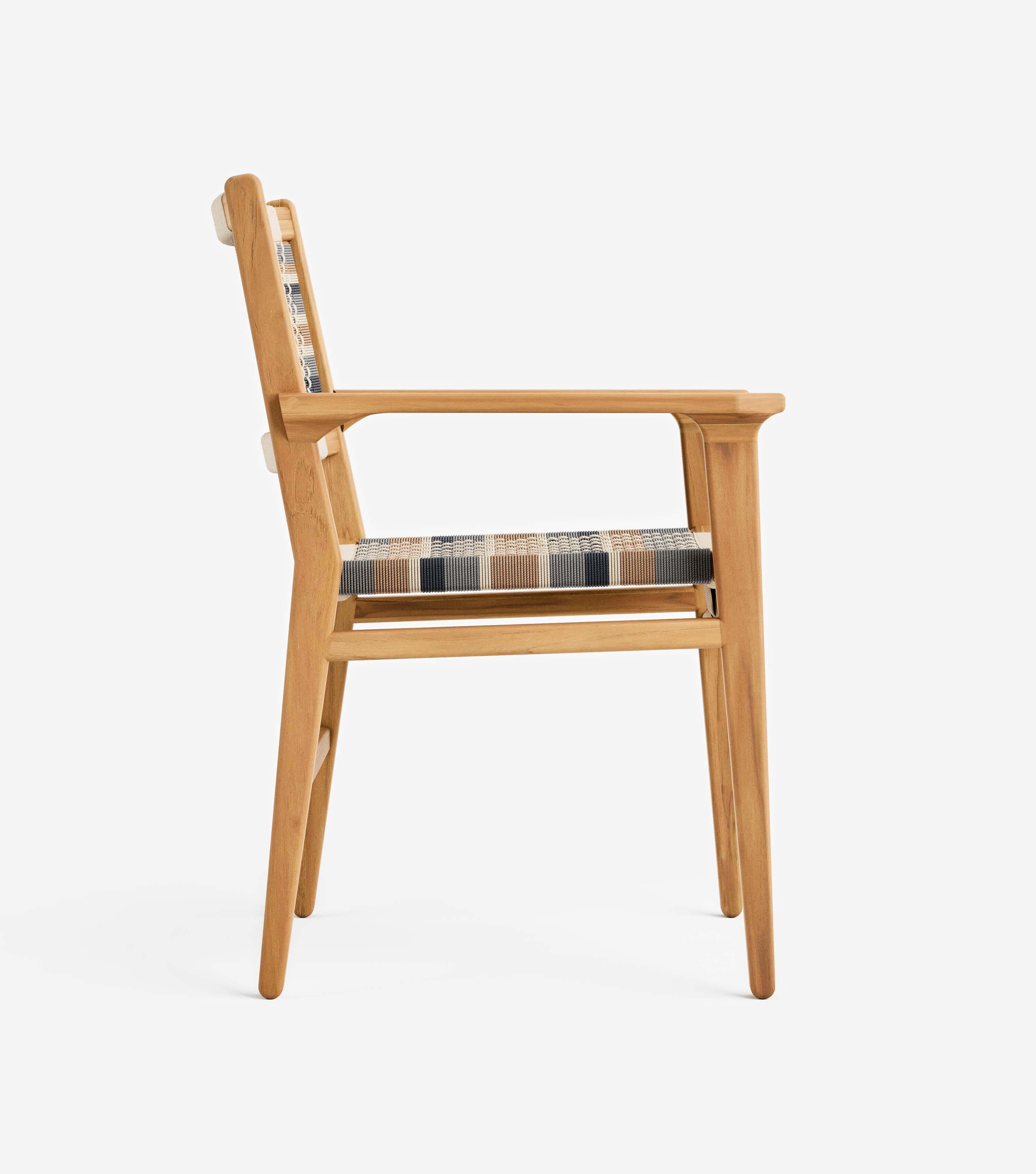 Natural Teak / Serena Pattern