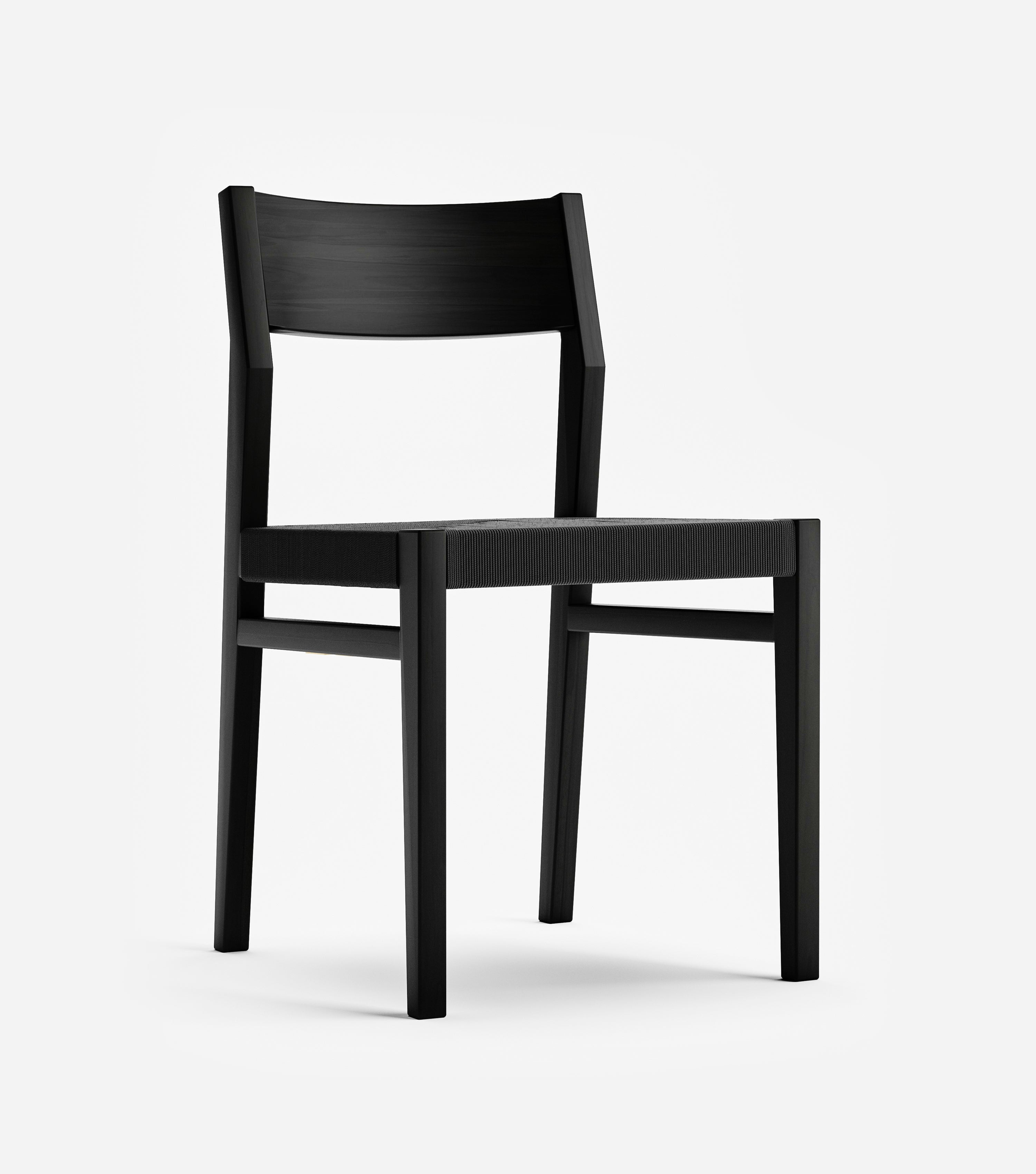 Charcoal / Black Cross Braided Cord