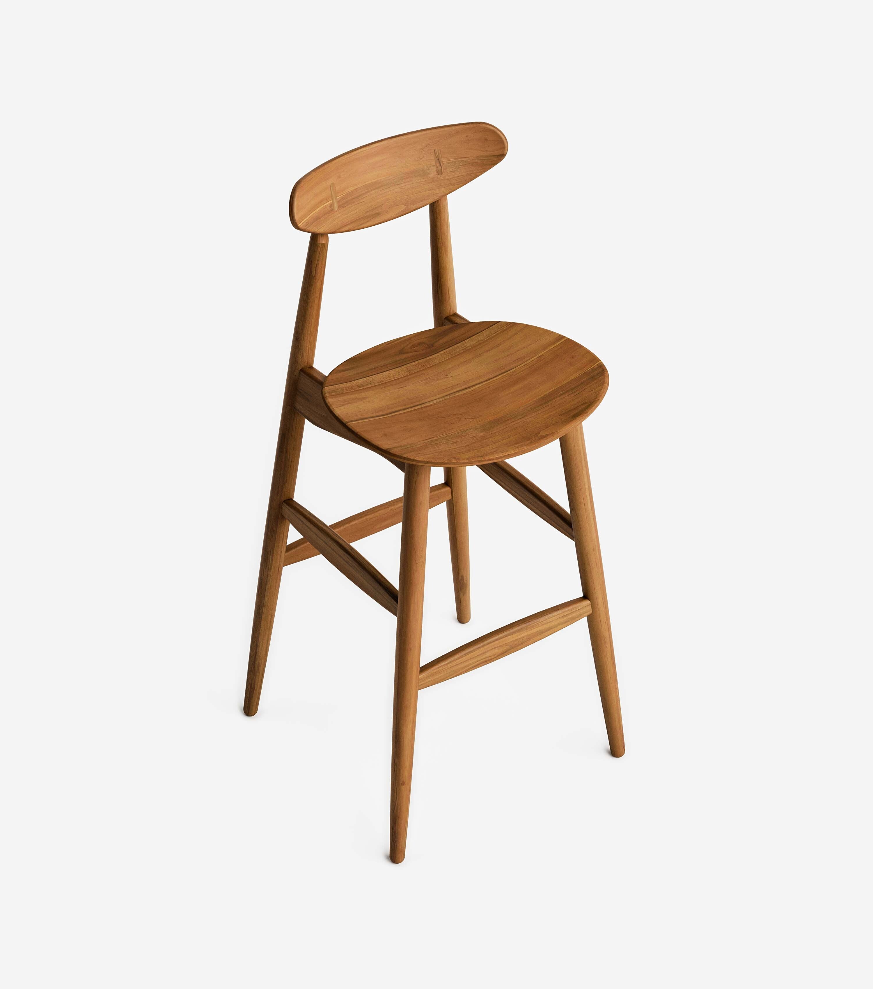 MidCentury Teak / Bar Height
