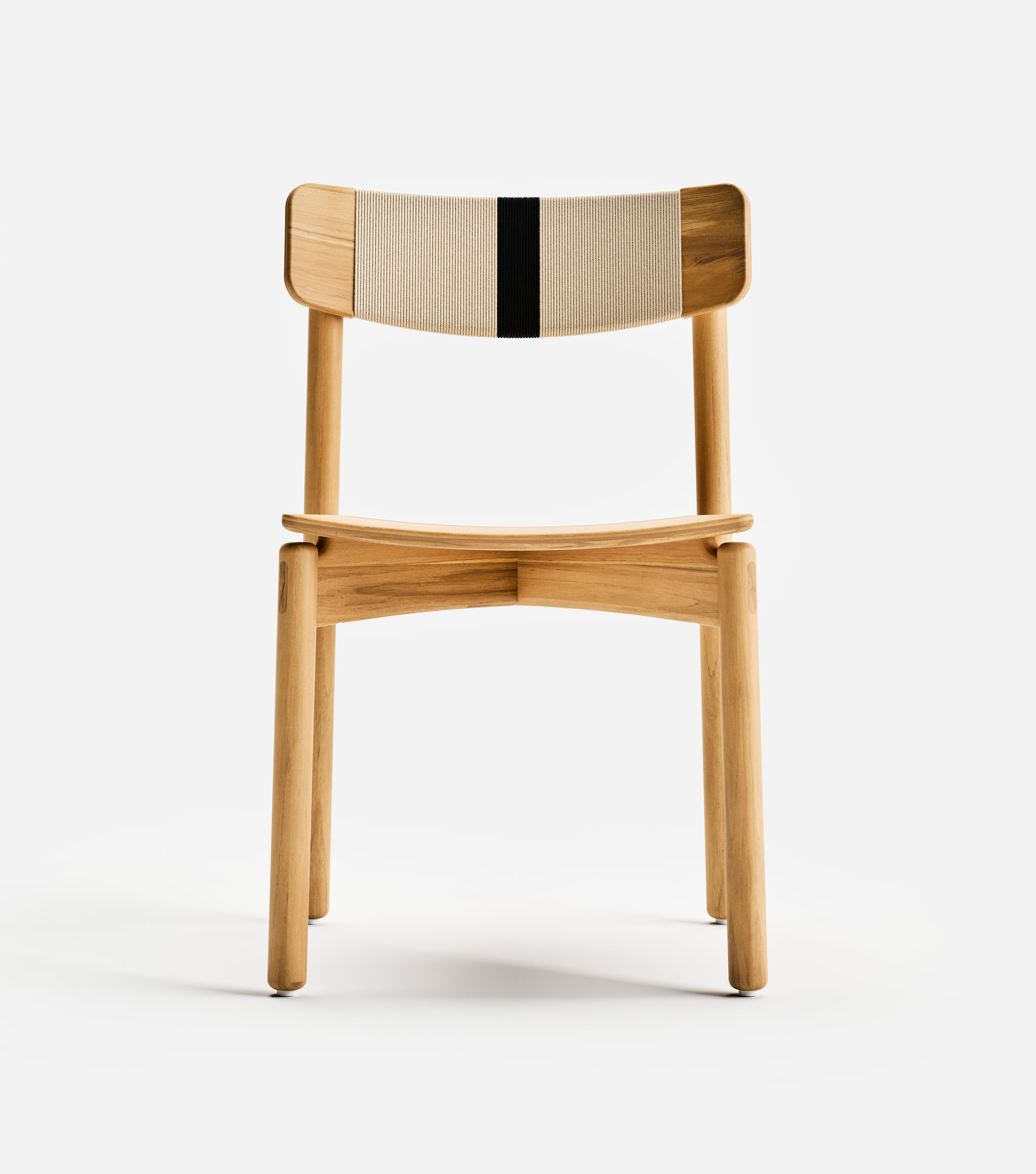 Natural Teak / Naturaline Black Cord 
