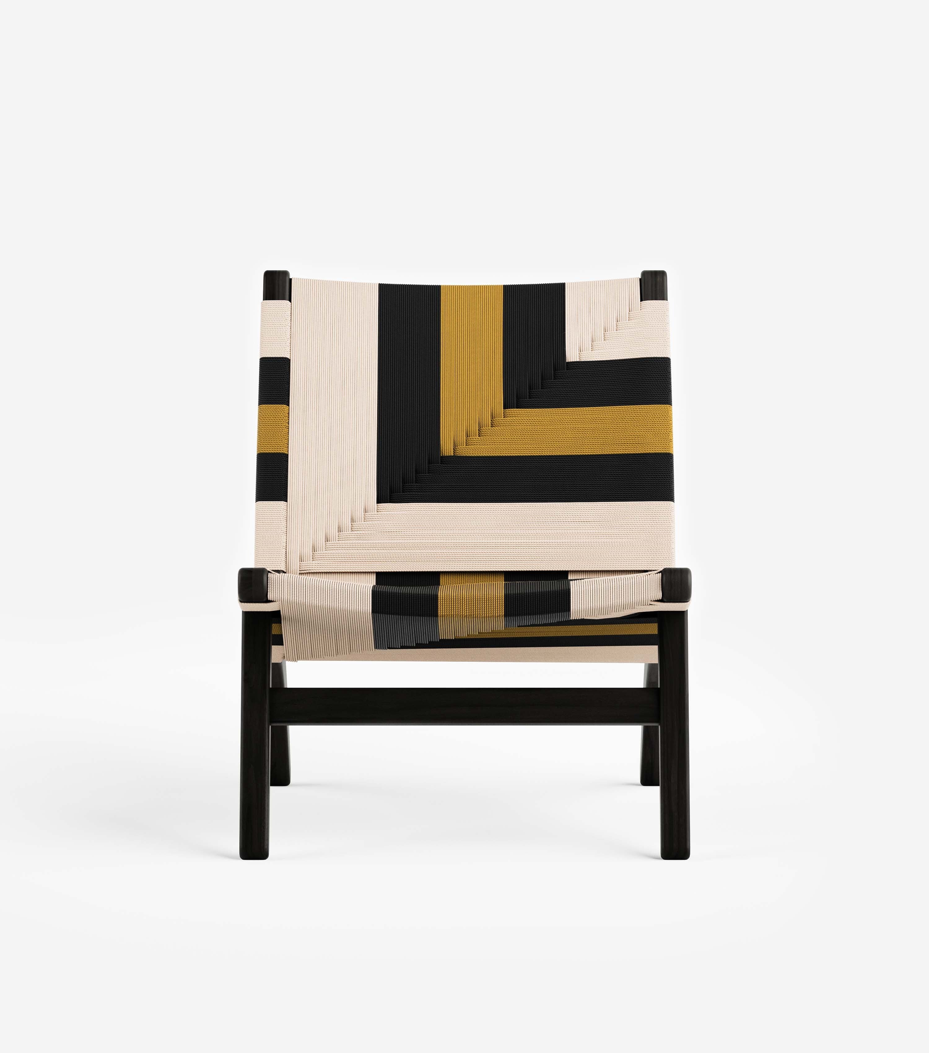 Charcoal / Queen Bee Pattern