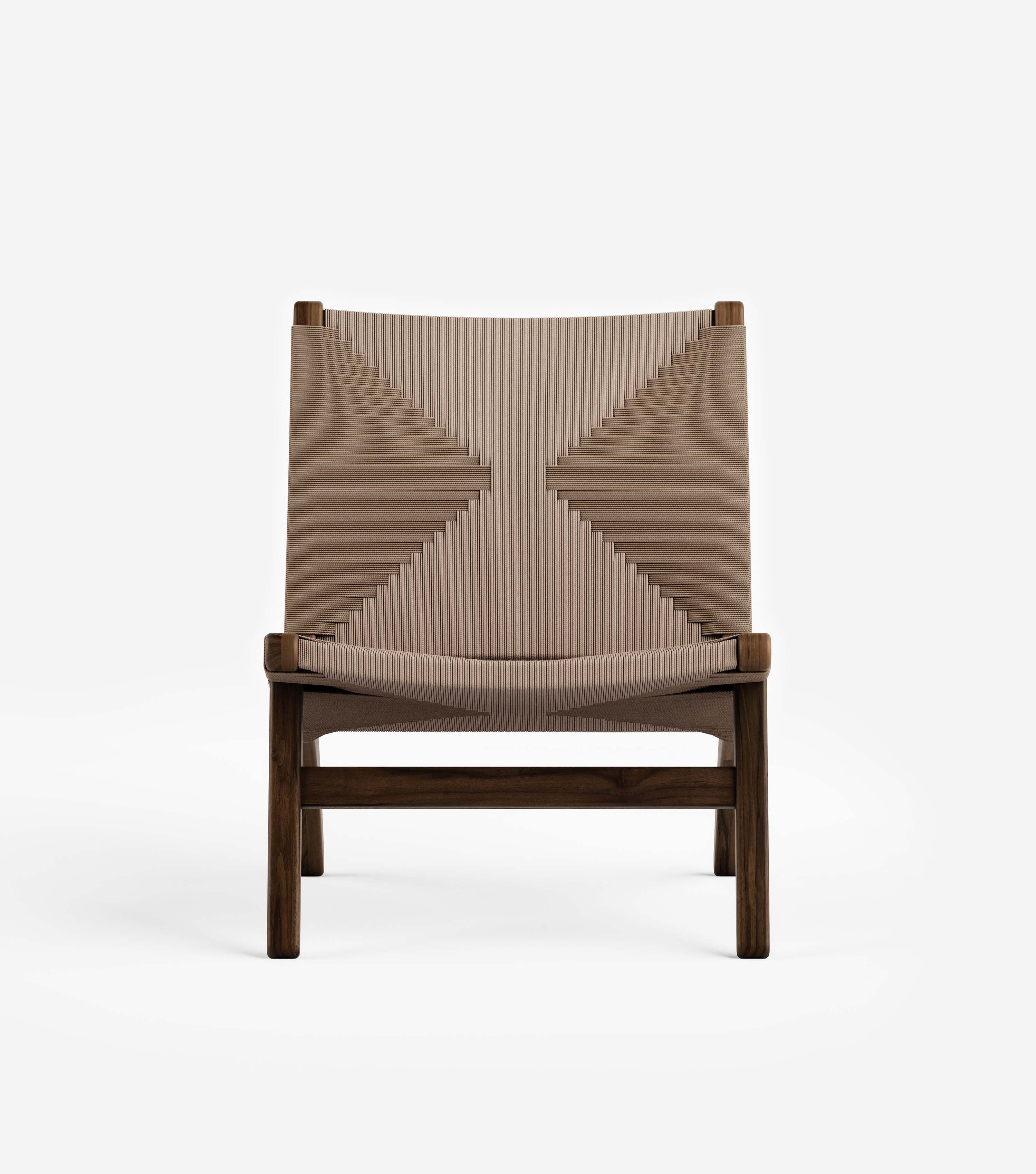 Coffee / Khaki Cross Braided Cord