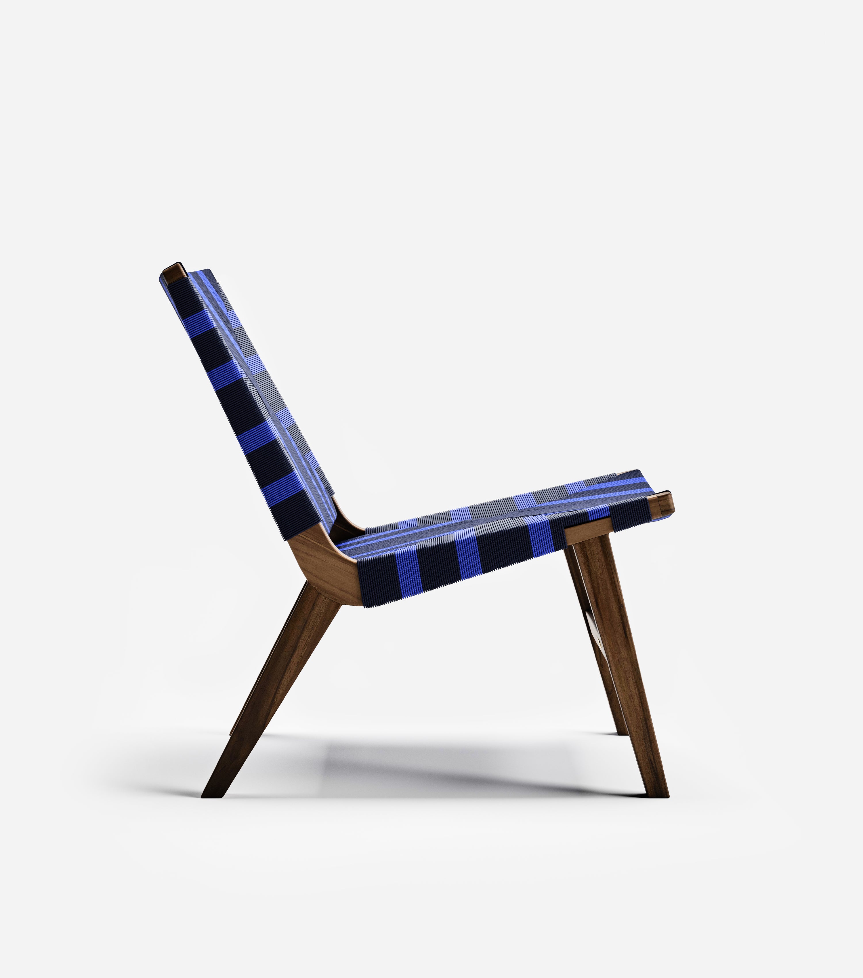 Coffee / Midnight Blue Pattern