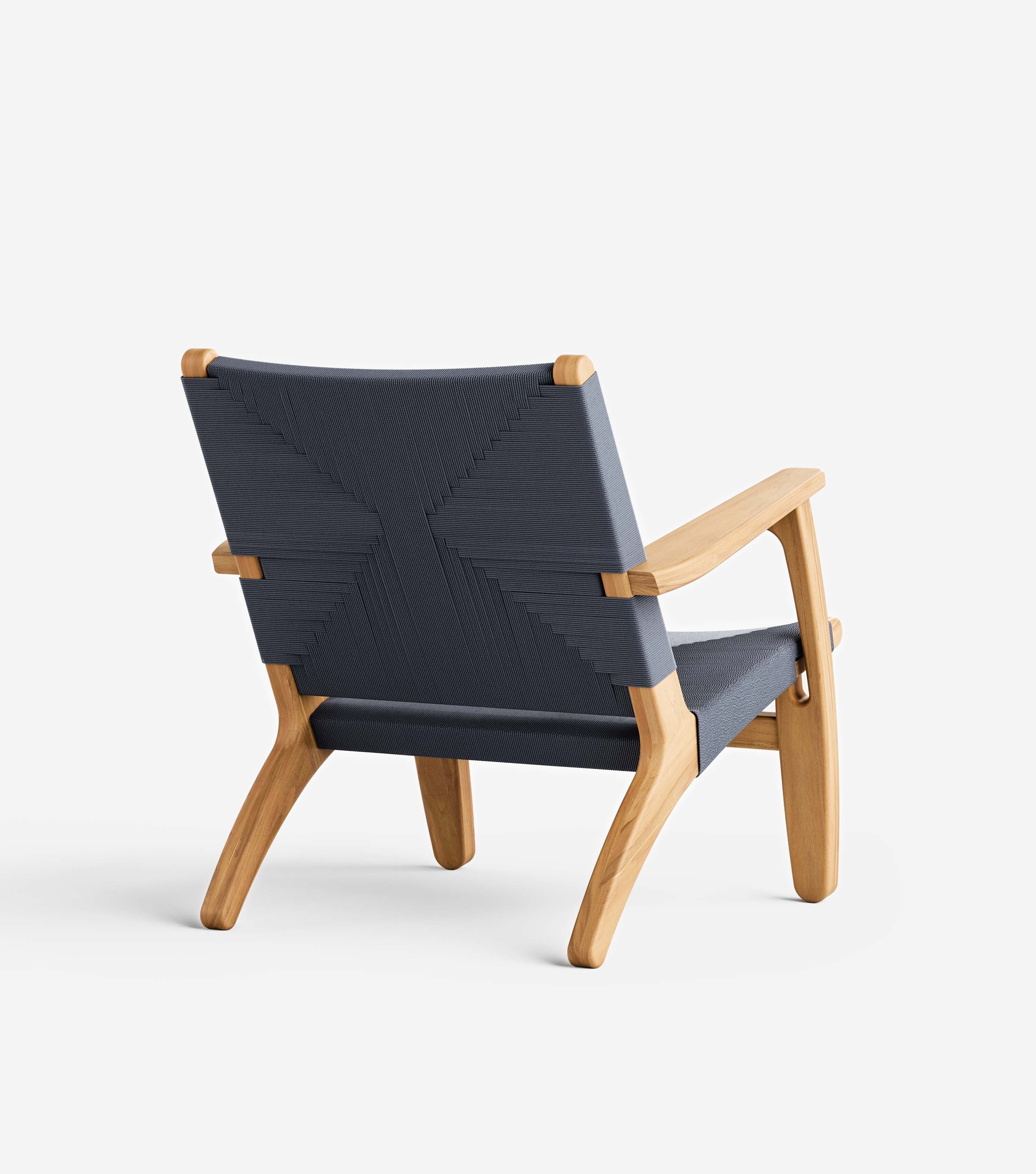 Natural / Charcoal Cross Braided Cord