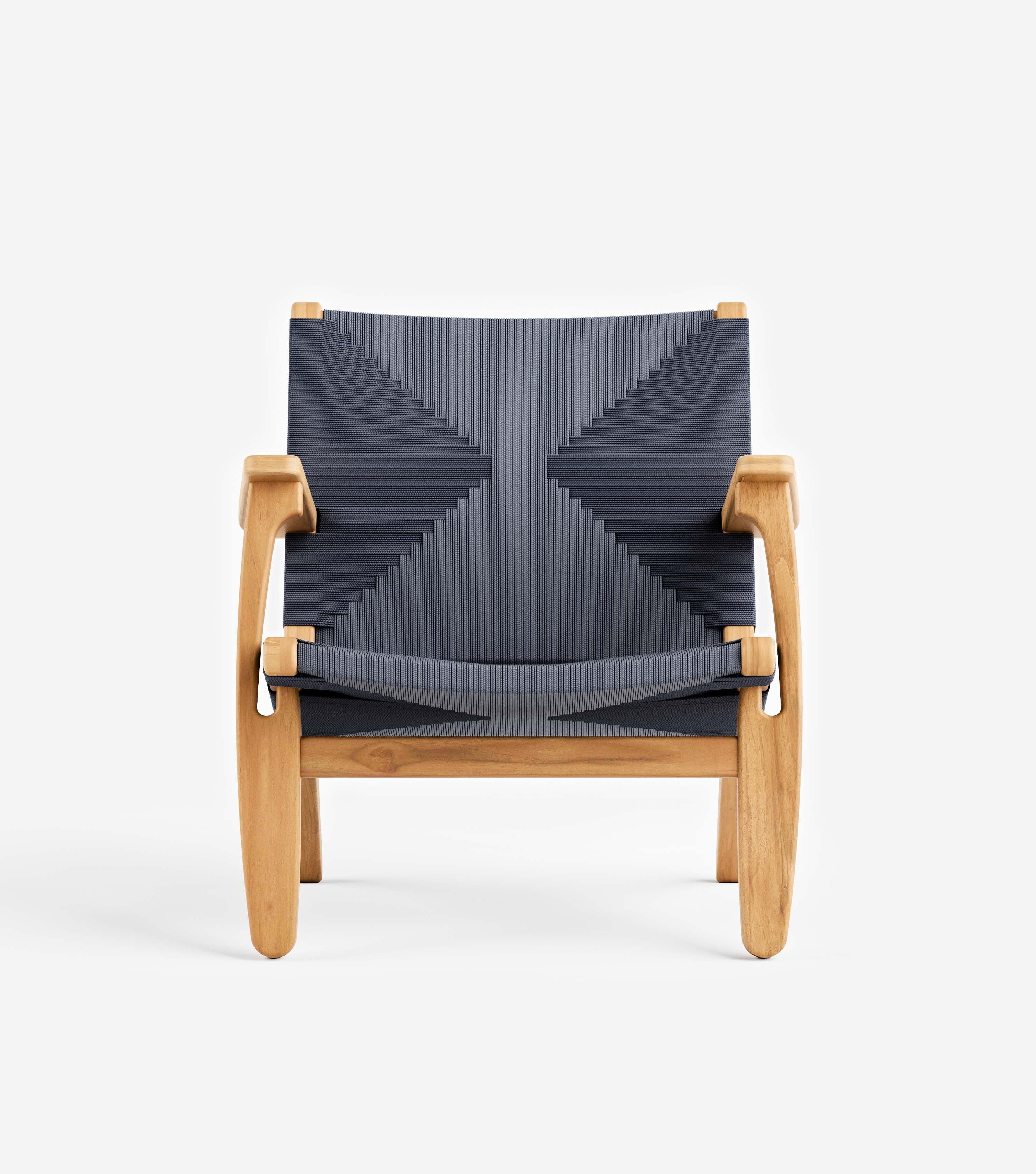 Natural / Charcoal Cross Braided Cord