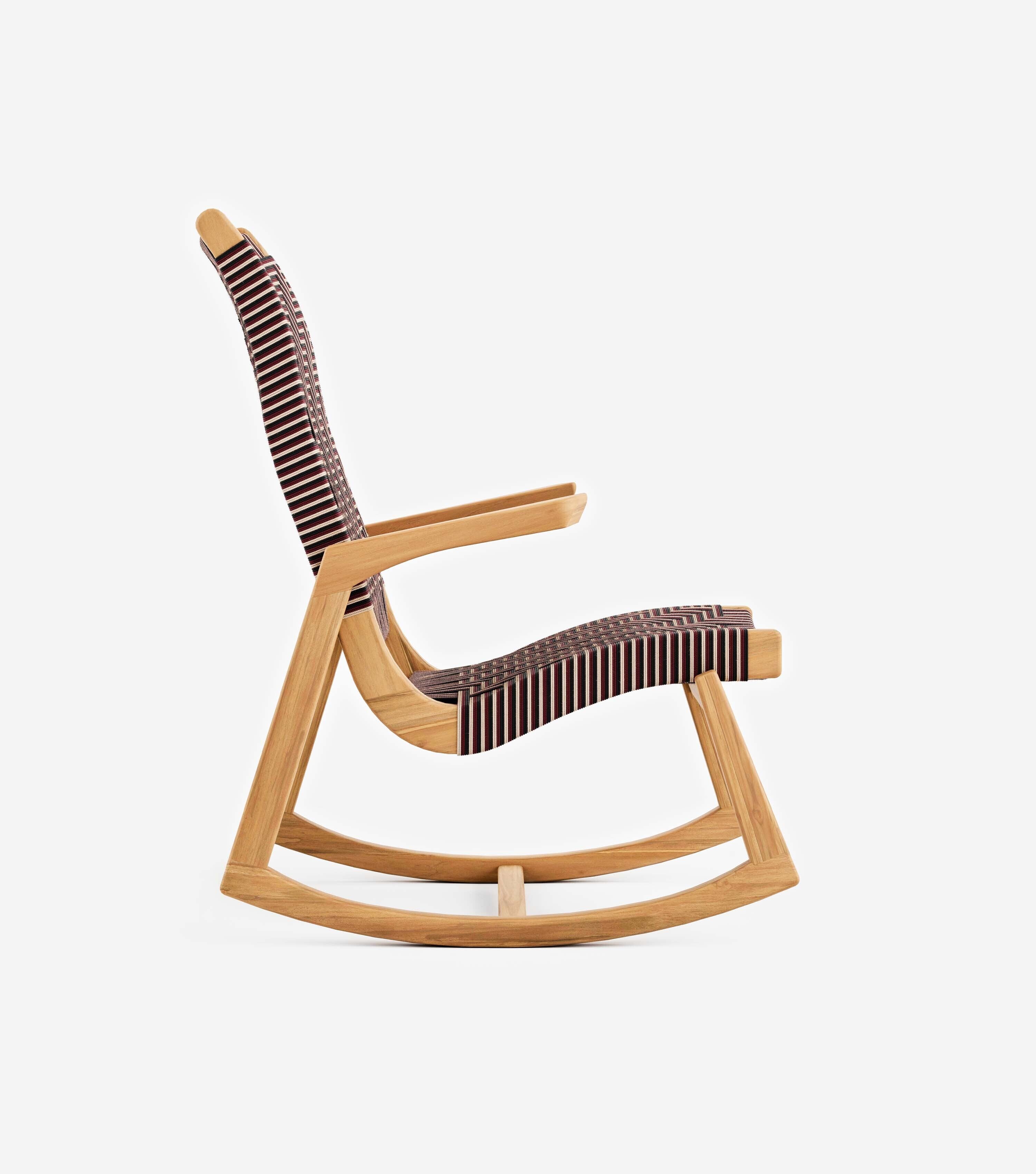 Natural Teak / Fuego Pattern