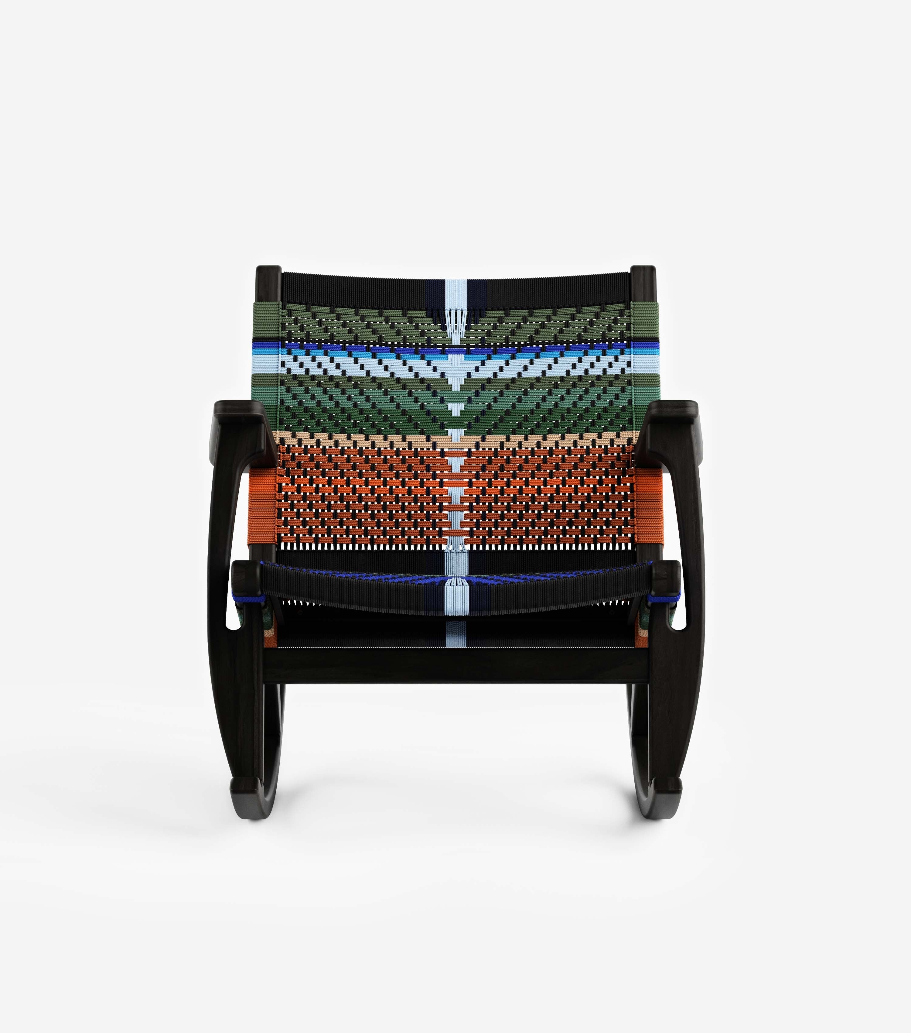 Charcoal Teak / Mot Mot Pattern