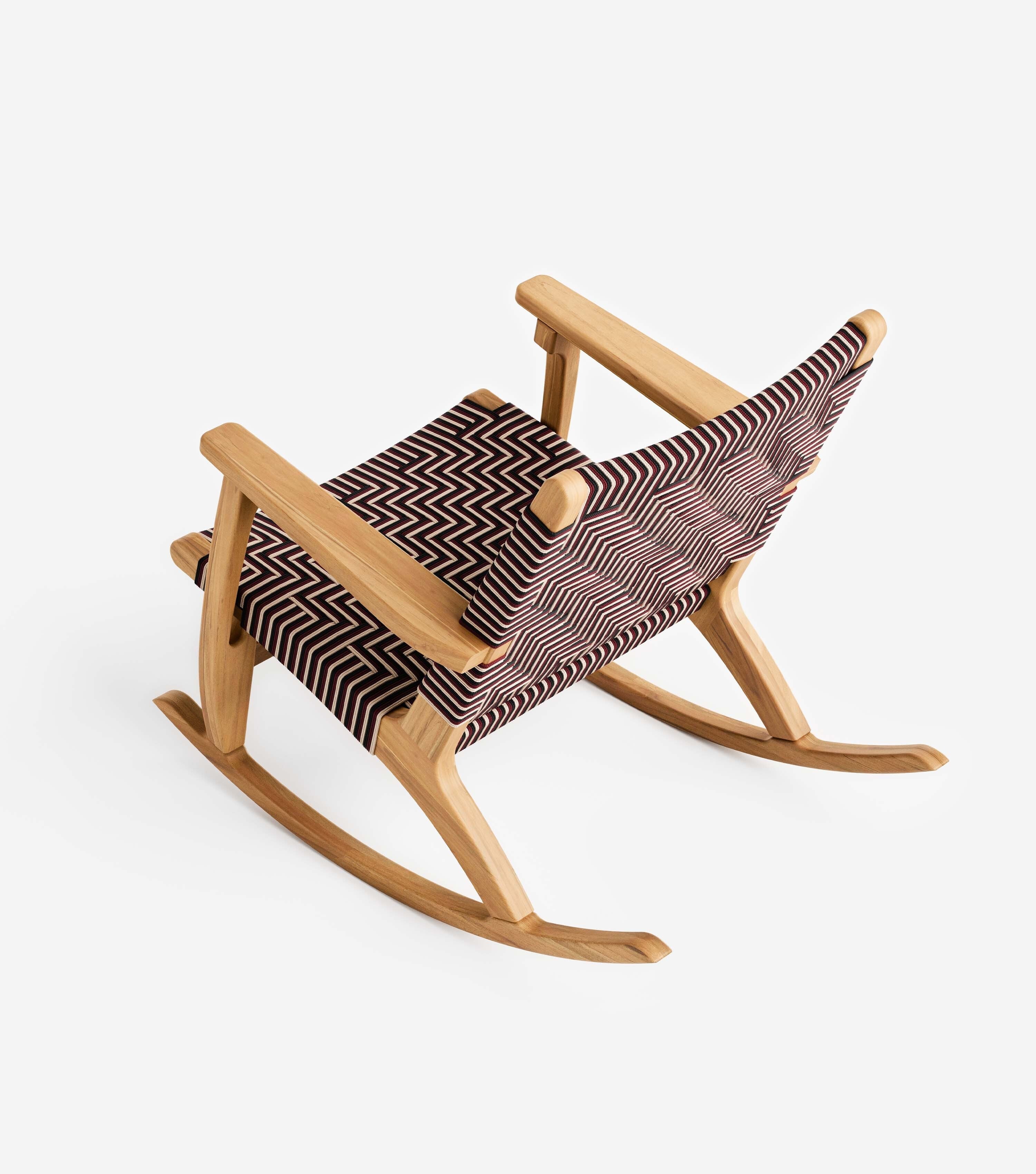 Natural Teak / Fuego Pattern