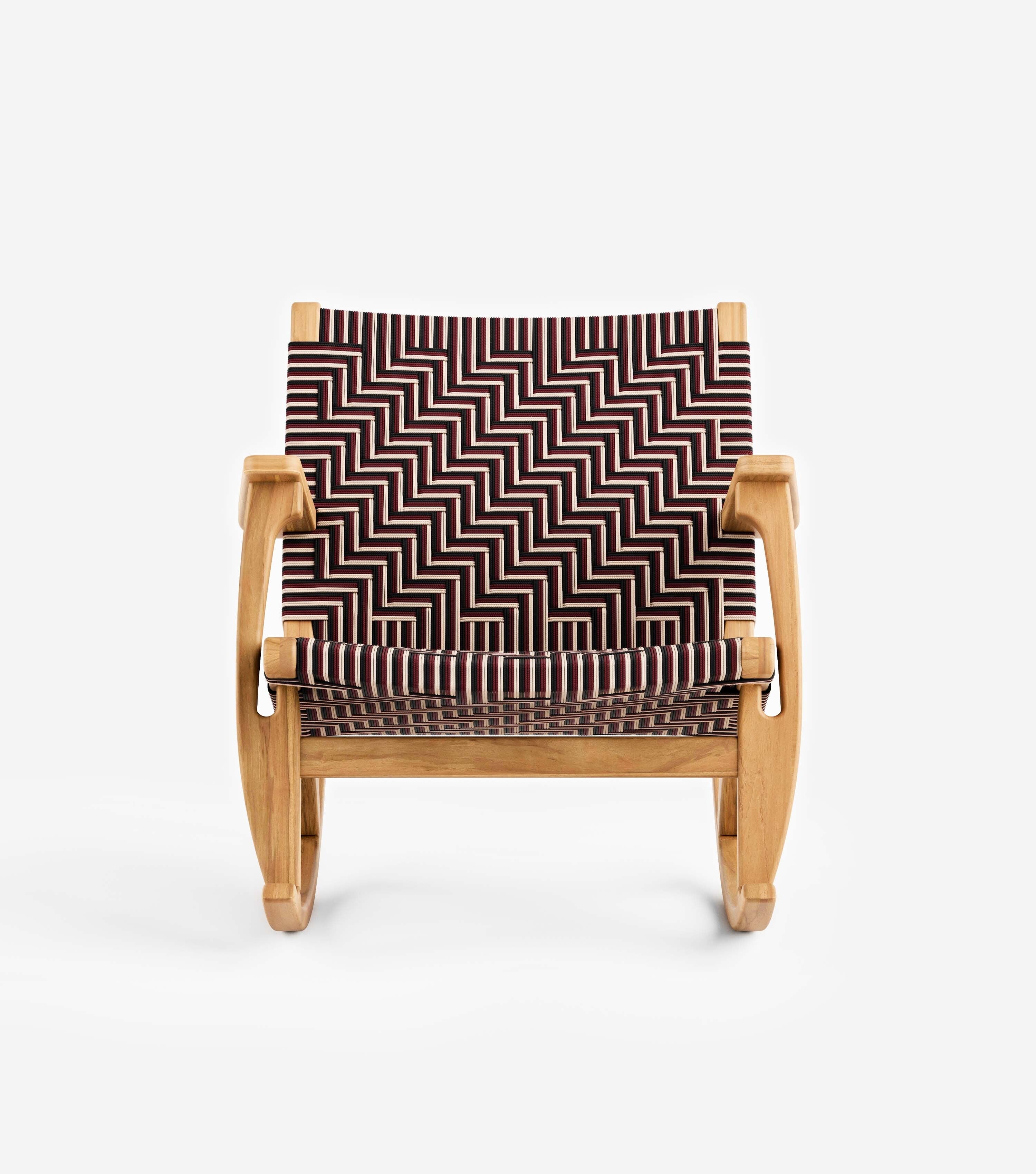 Natural Teak / Fuego Pattern