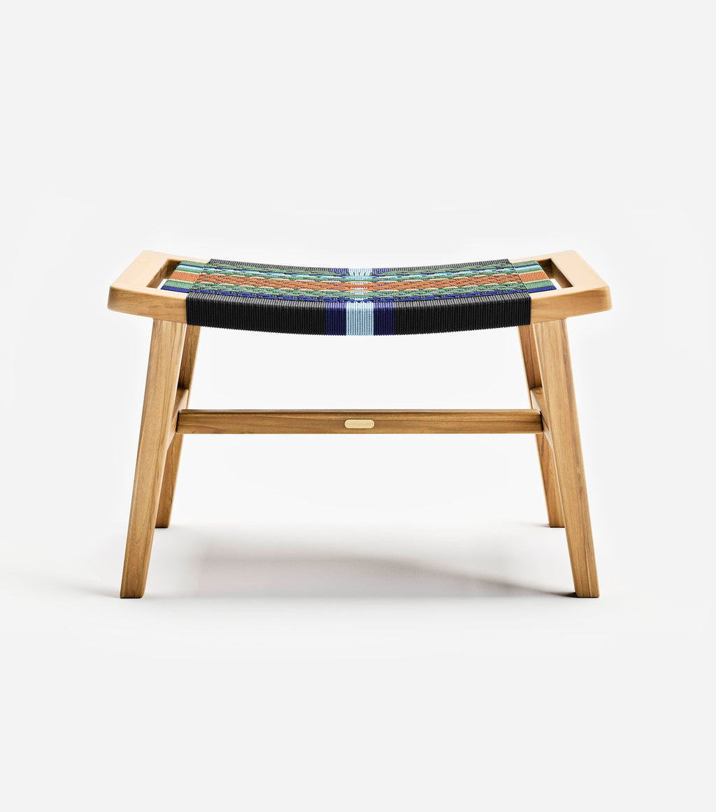 Masaya Ottoman Woven Mot Mot Cord | Forever Furniture by MasayaCo