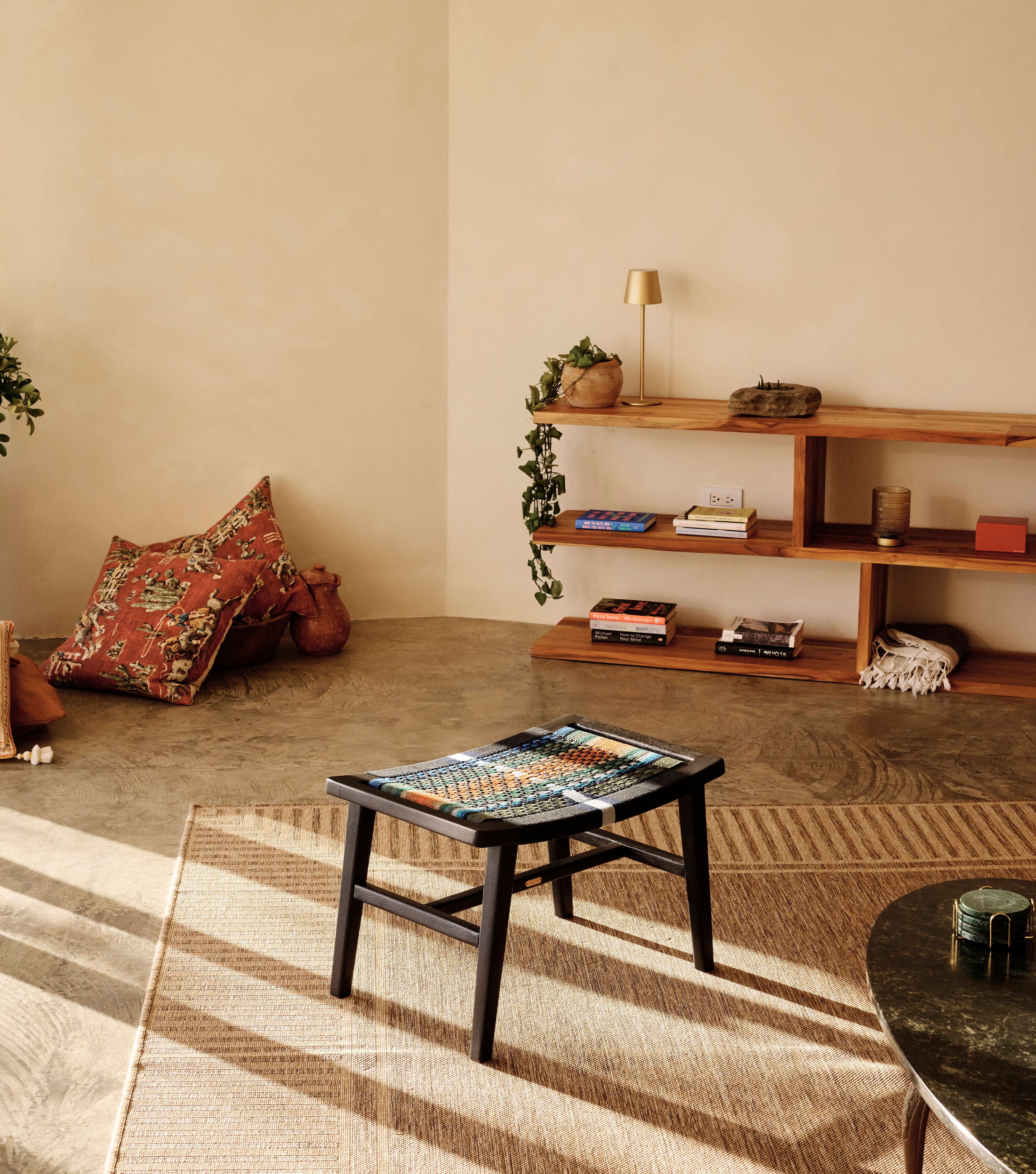 Charcoal / Mot Mot Pattern