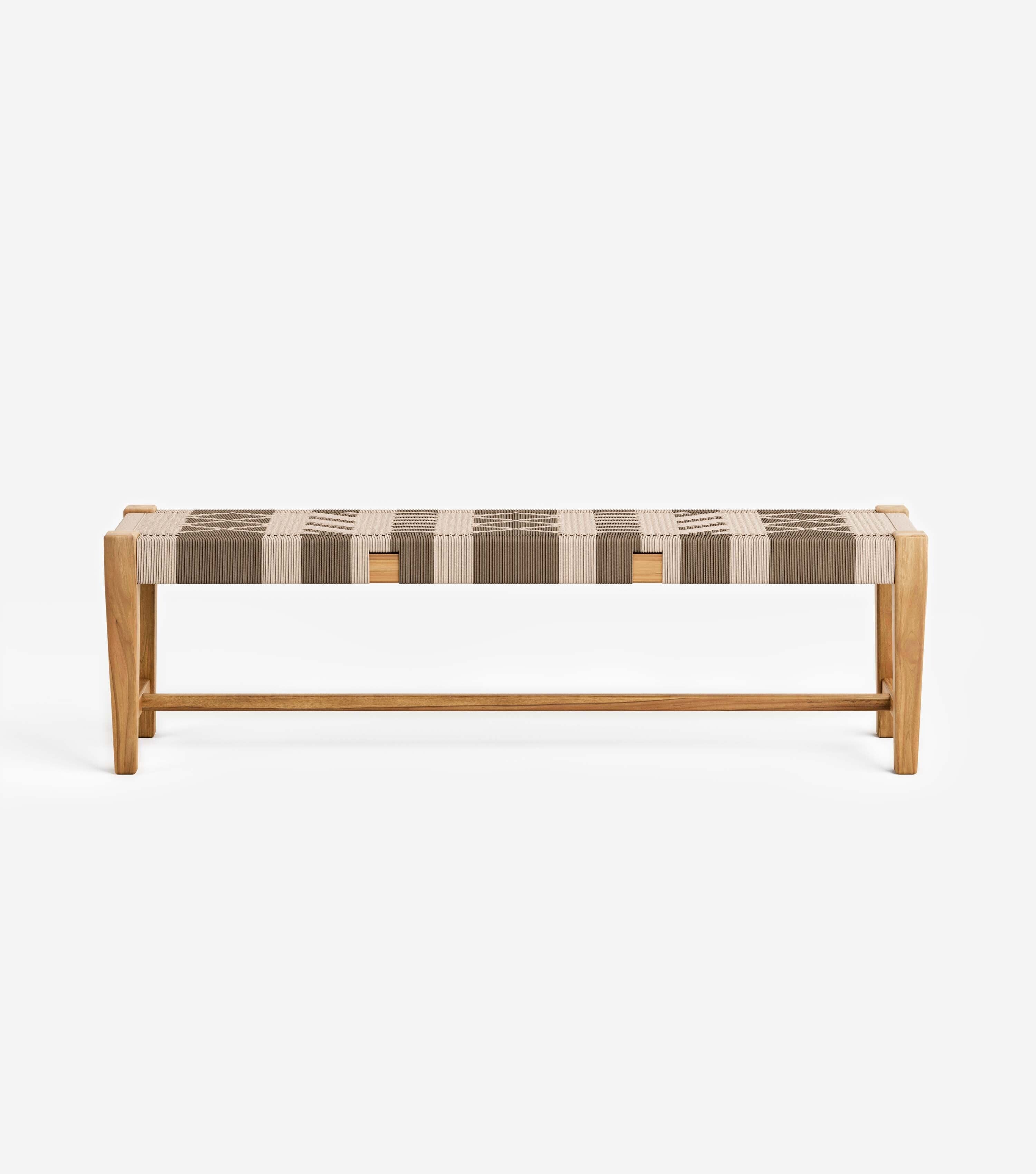Natural Teak / Boho Pattern / Medium