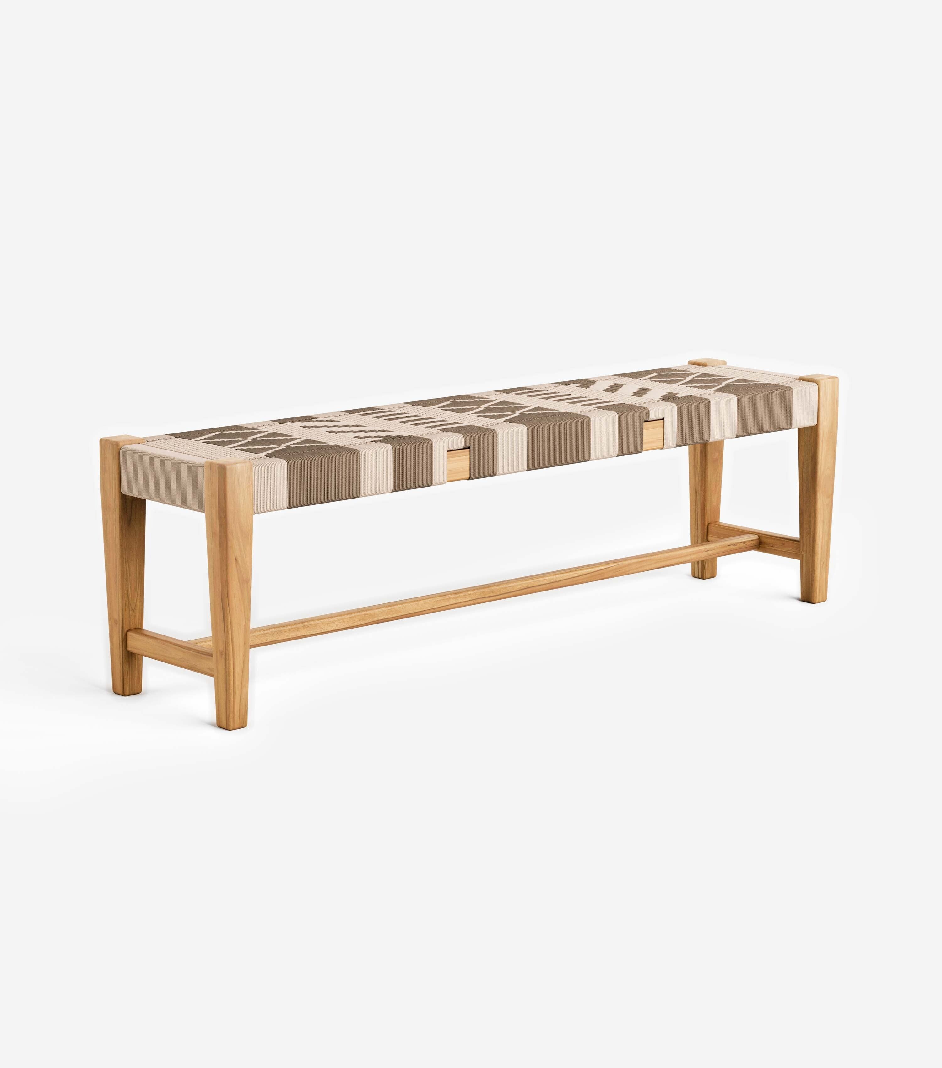 Natural Teak / Boho Pattern / Medium