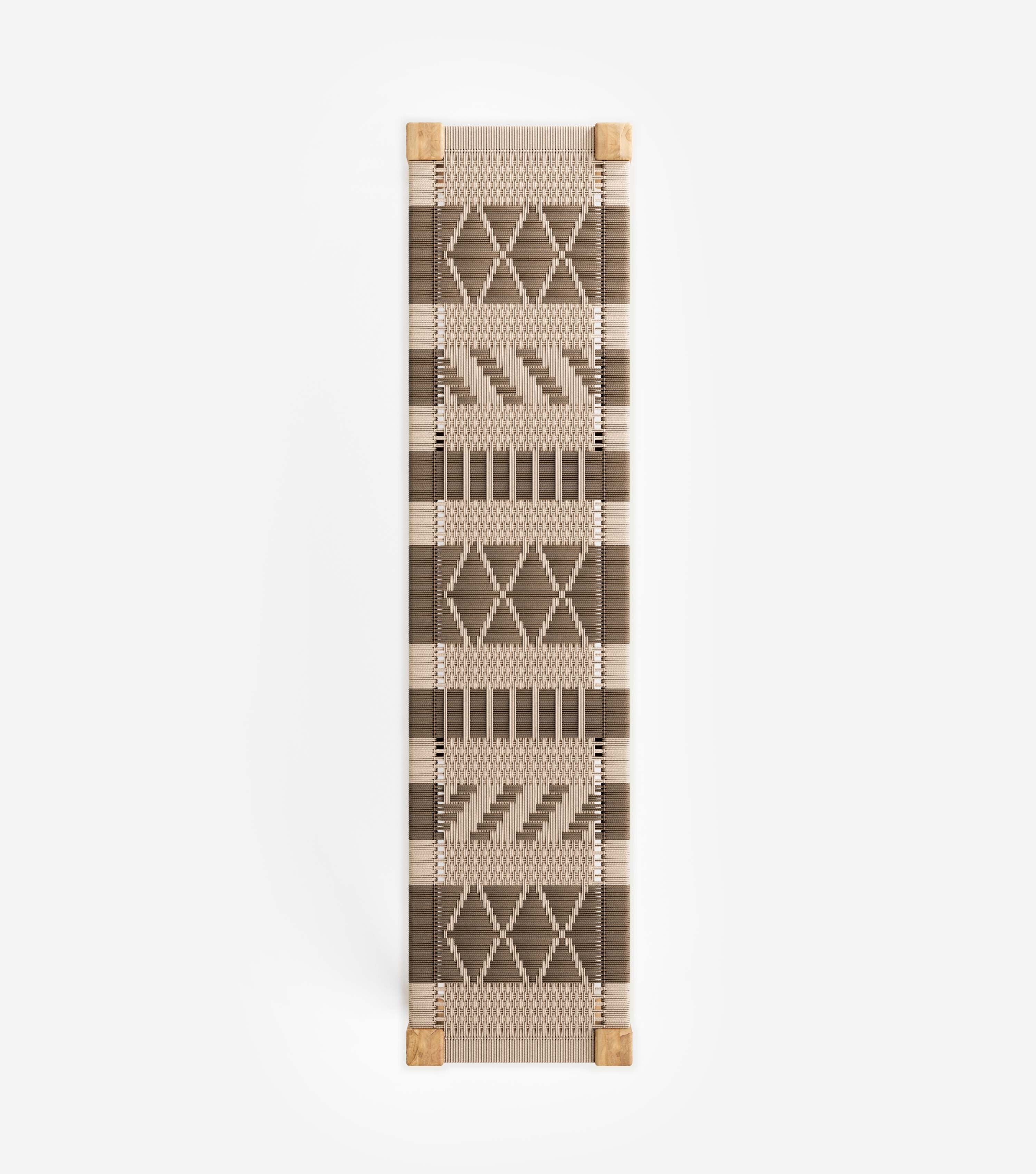 Natural Teak / Boho Pattern / Medium