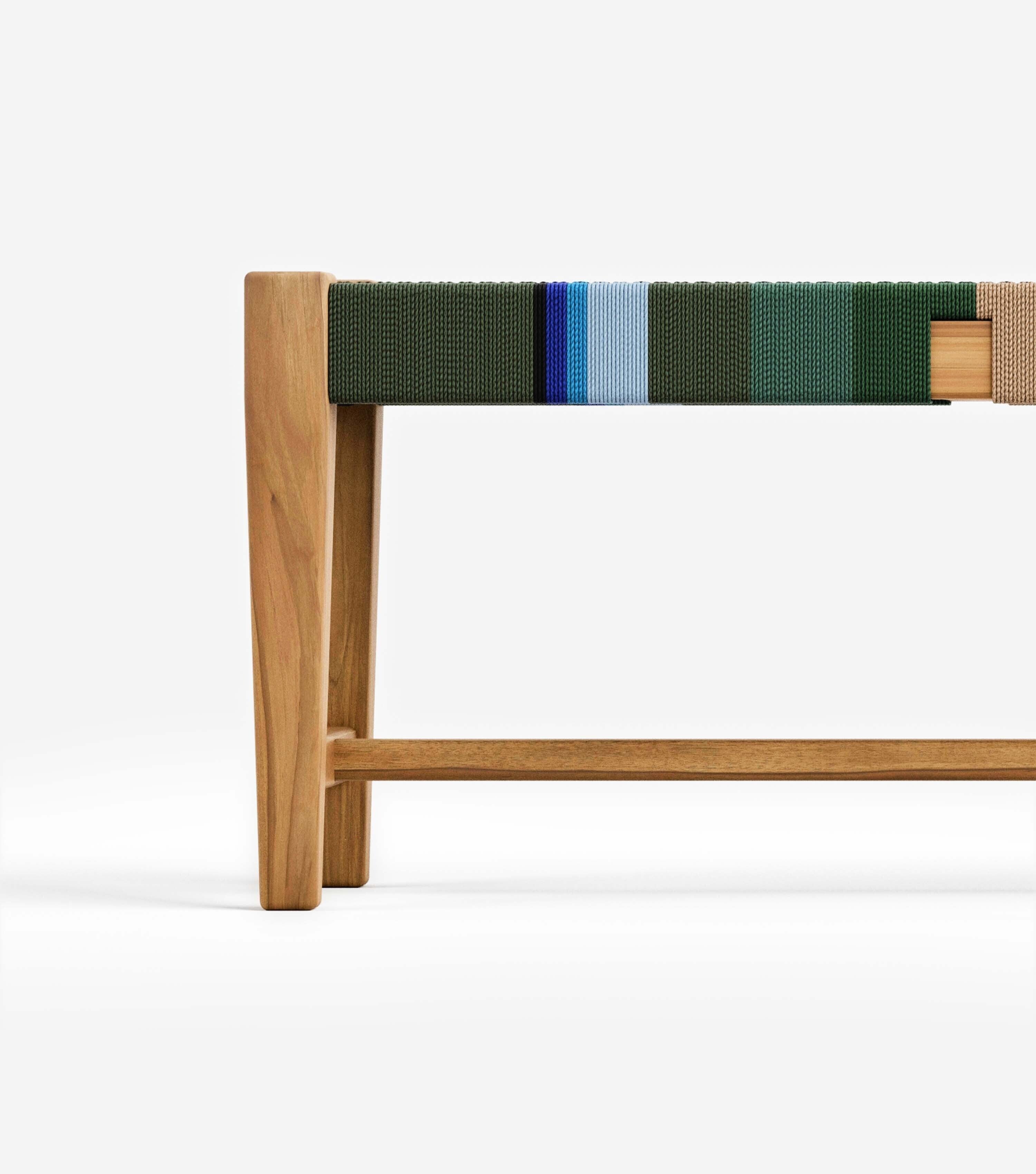 Natural Teak / Mot Mot Pattern / Medium