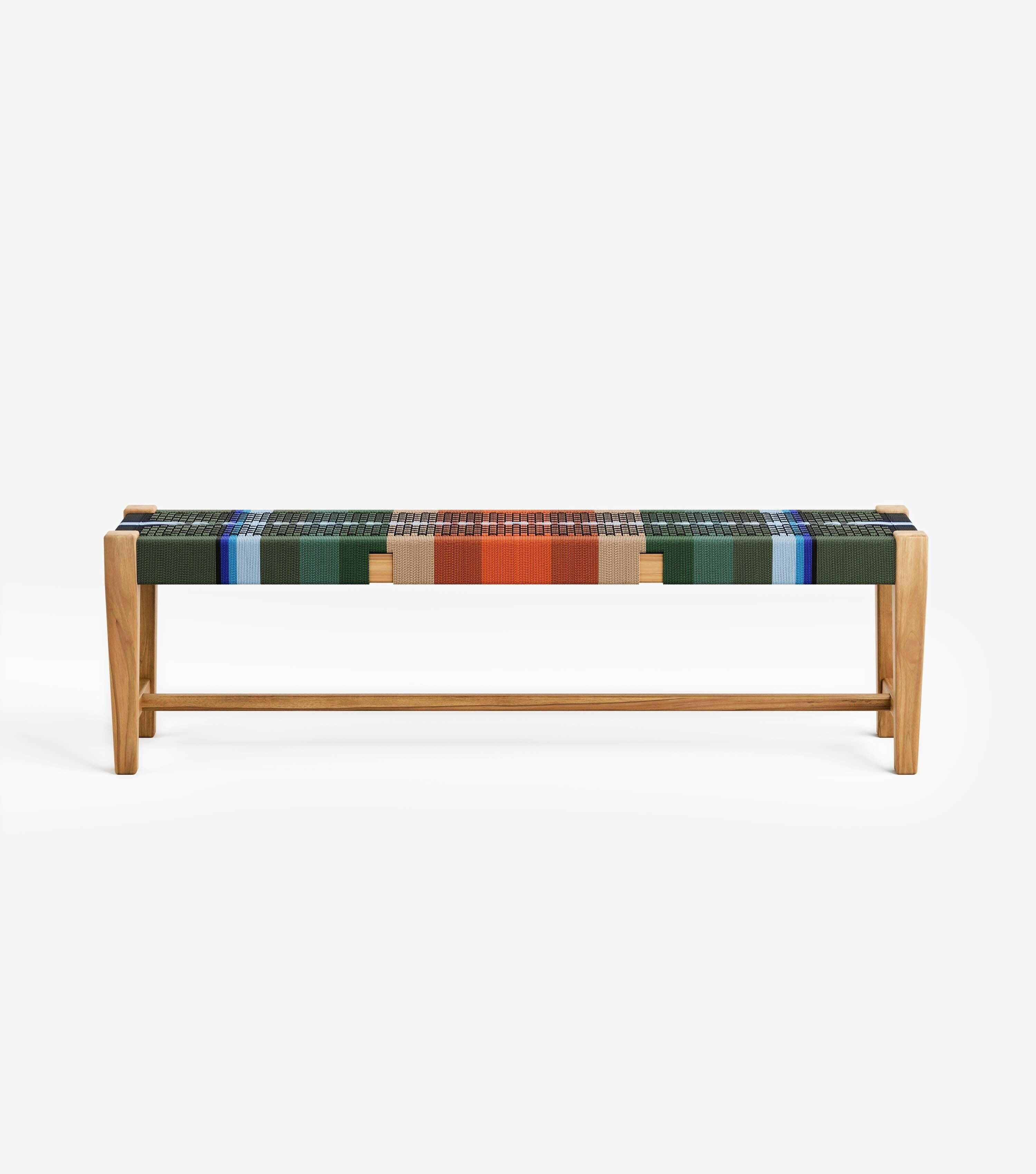 Natural Teak / Mot Mot Pattern / Medium