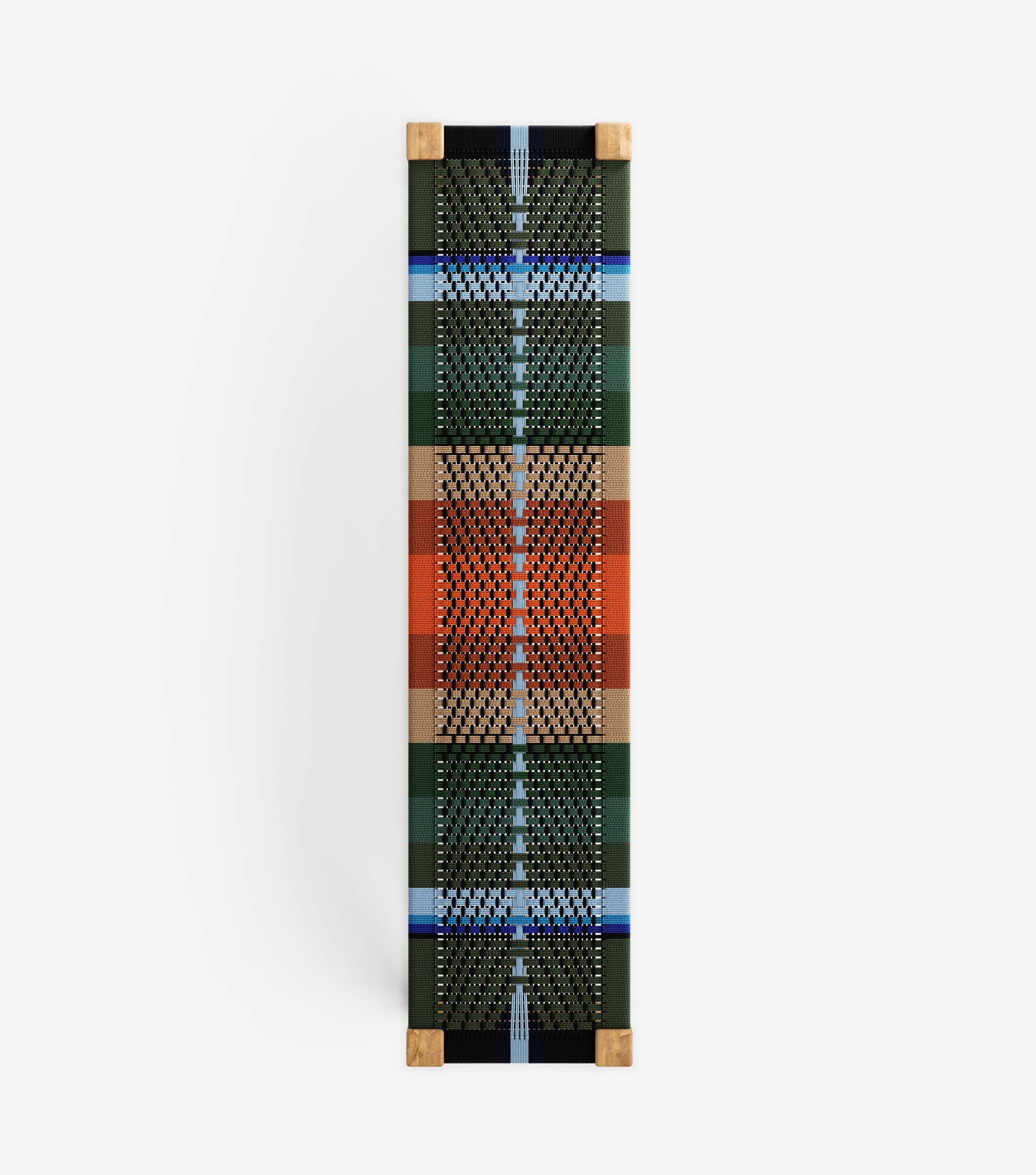 Natural Teak / Mot Mot Pattern / Medium