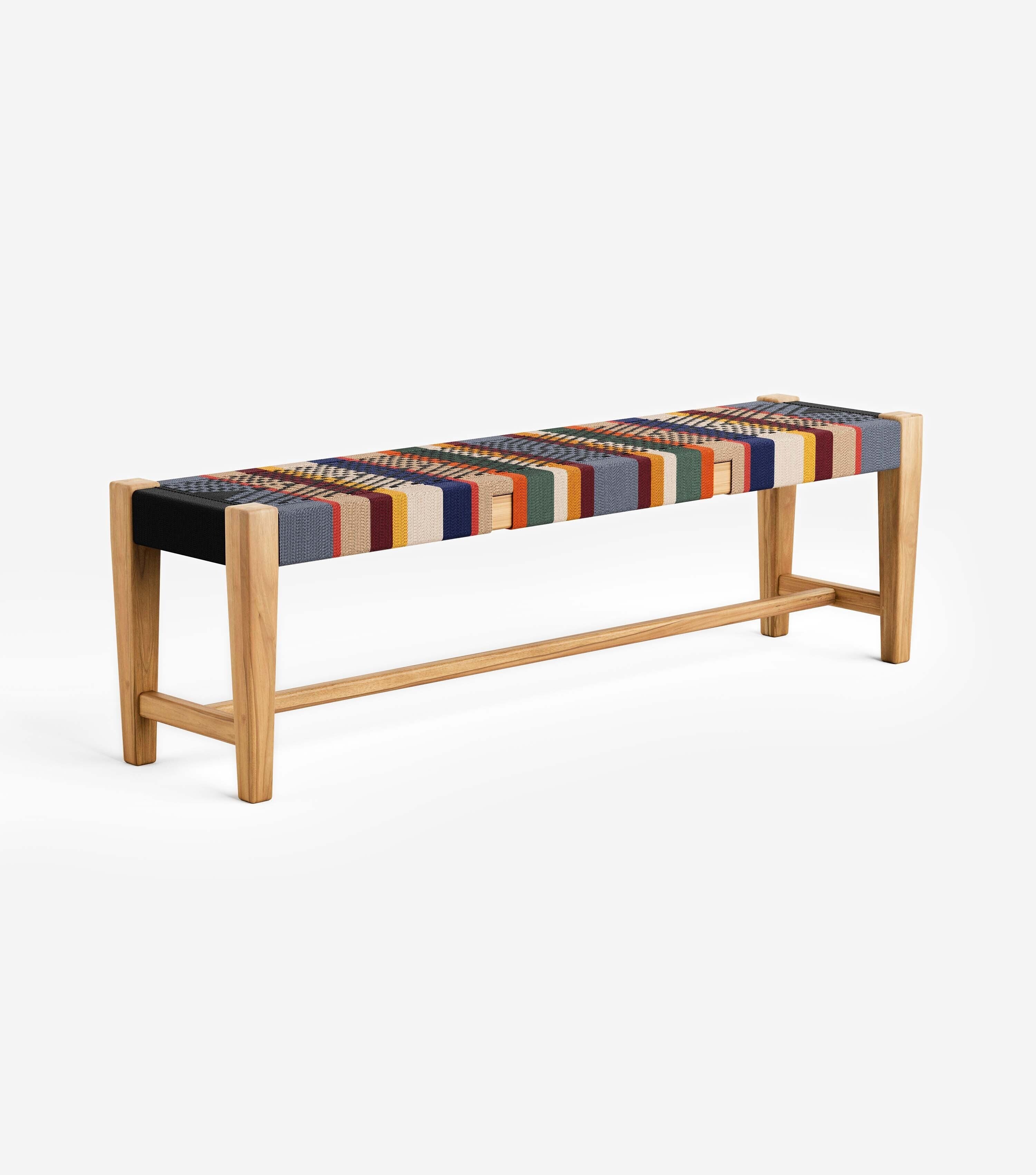 Natural Teak / San Geronimo Pattern / Medium