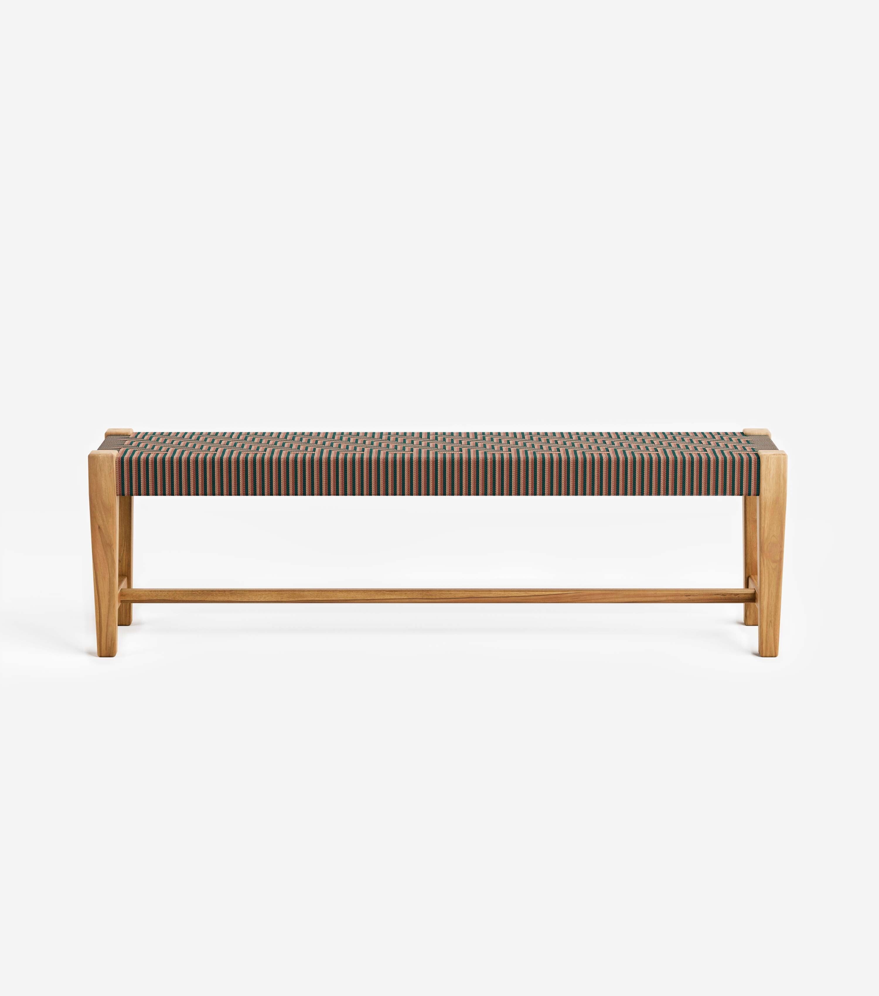 Natural Teak / Tropical Pattern / Medium
