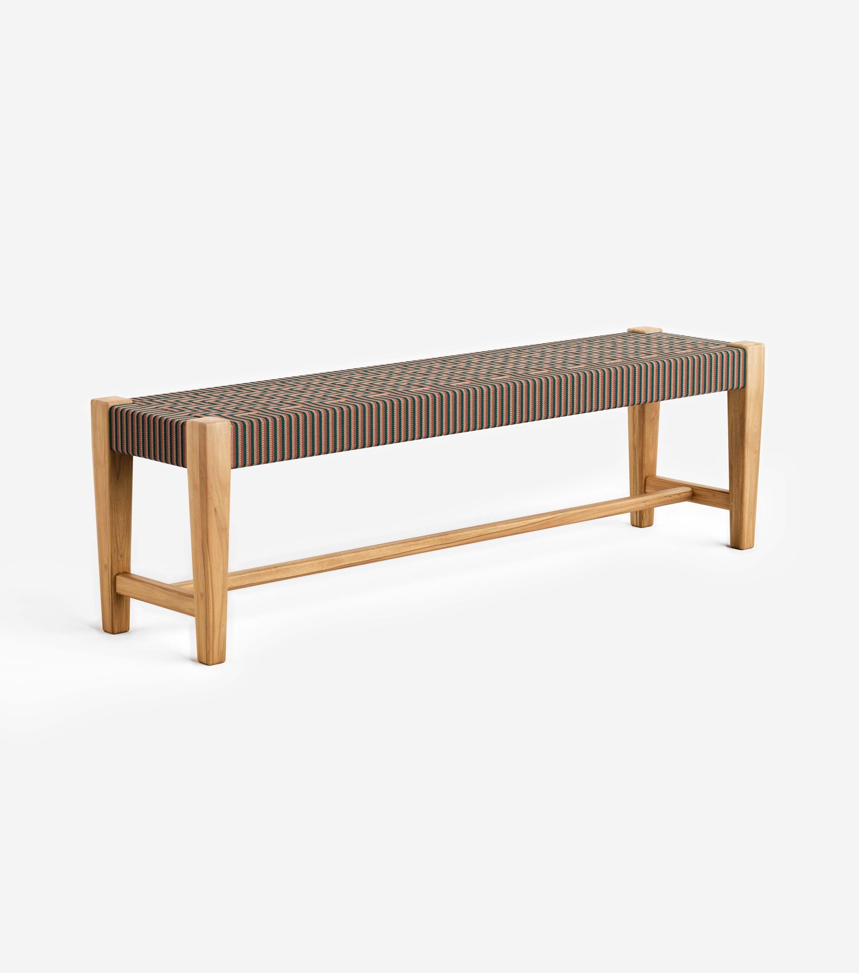 Natural Teak / Tropical Pattern / Medium