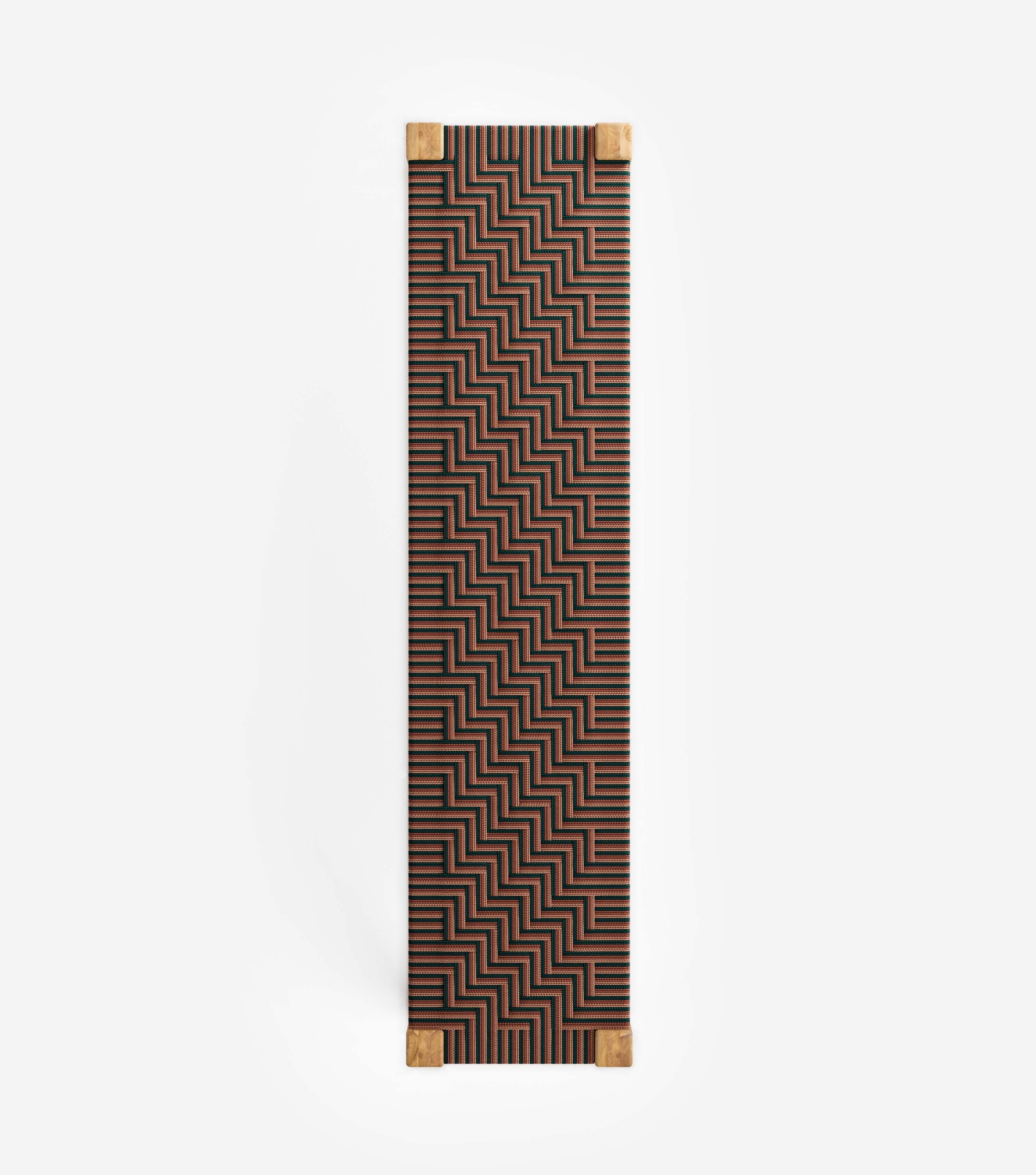 Natural Teak / Tropical Pattern / Medium