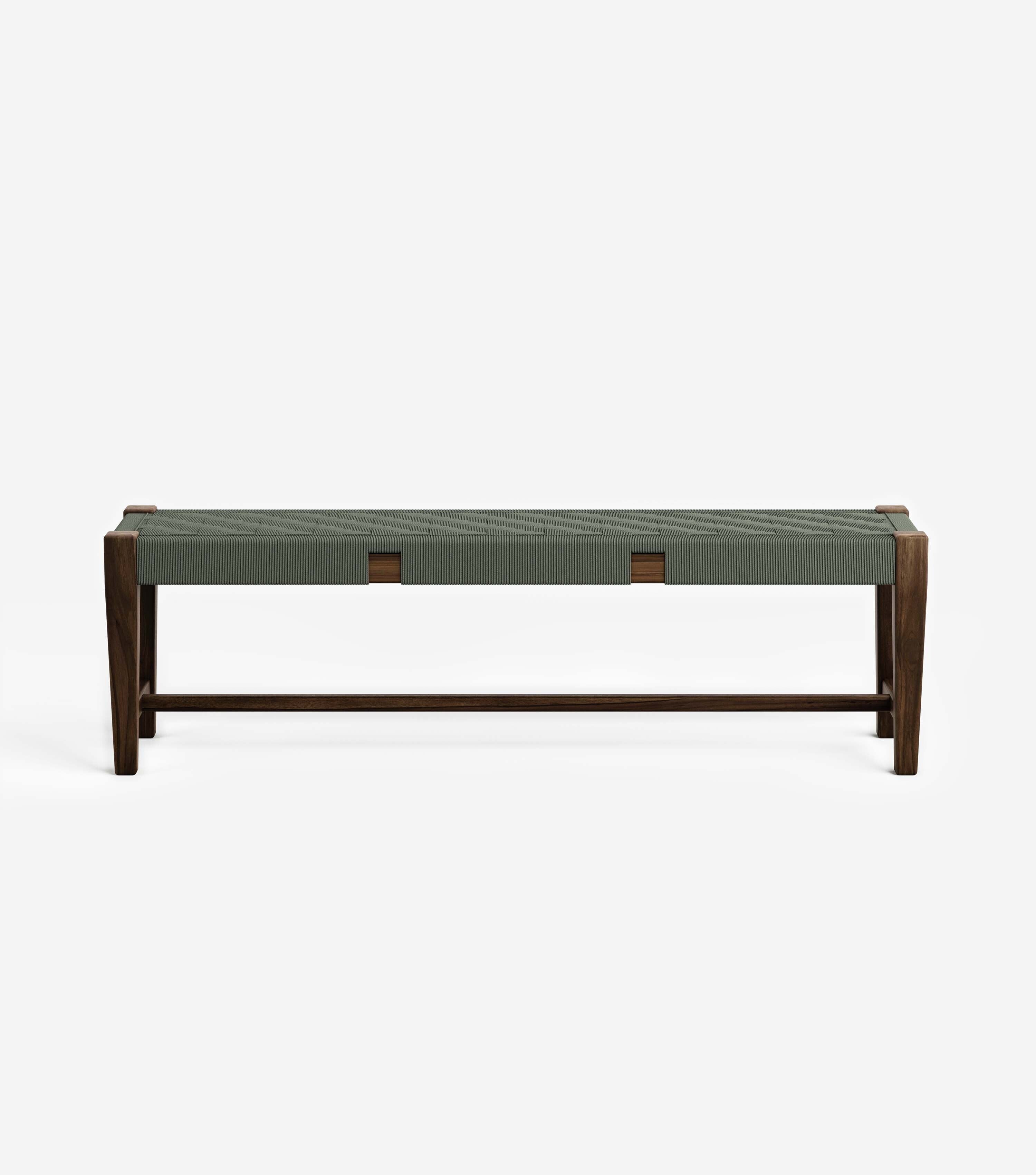 Coffee Teak / Basil Basket Cord / Medium