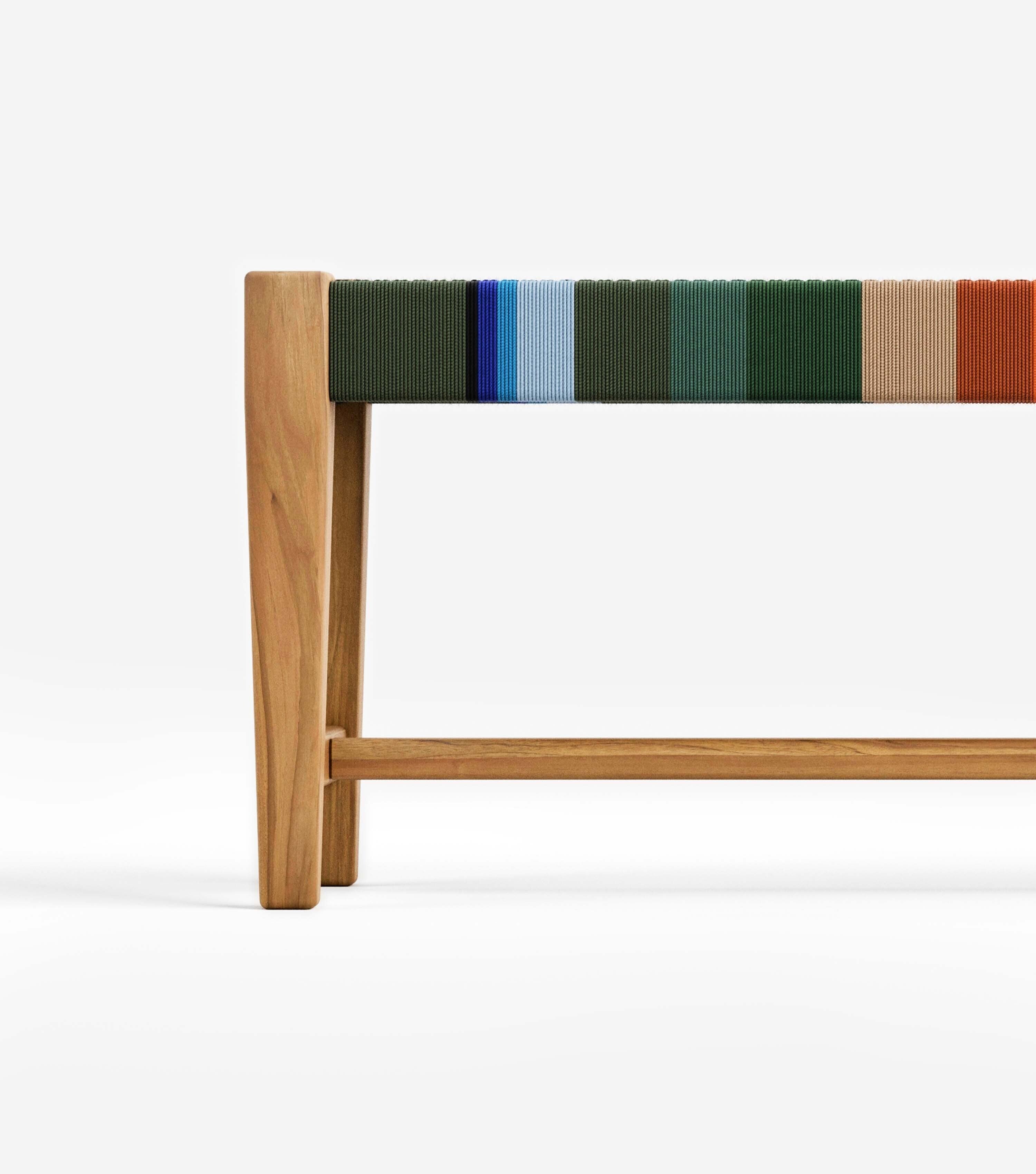 Natural Teak / Mot Mot Pattern / Small