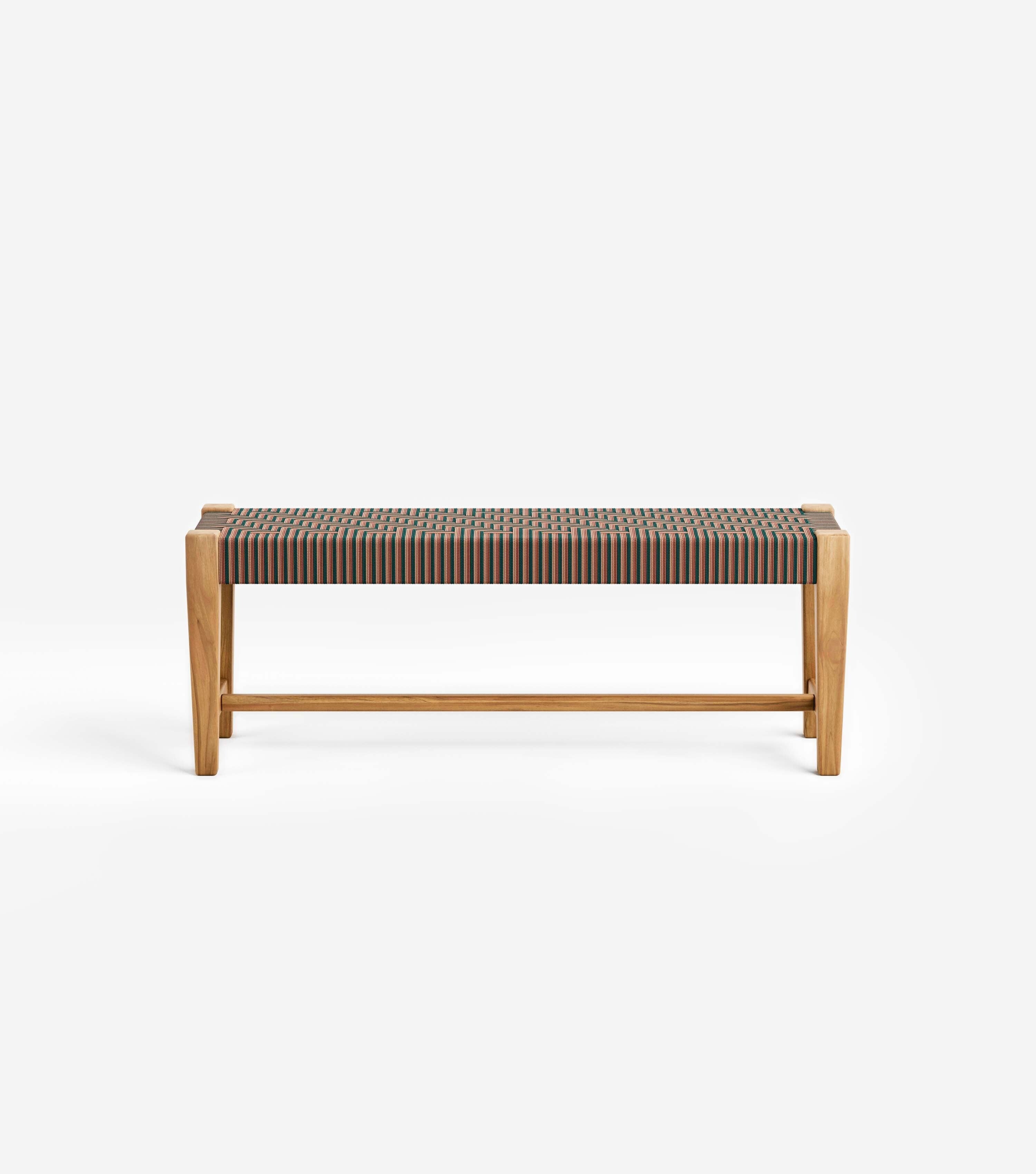 Natural Teak / Tropical Pattern / Small