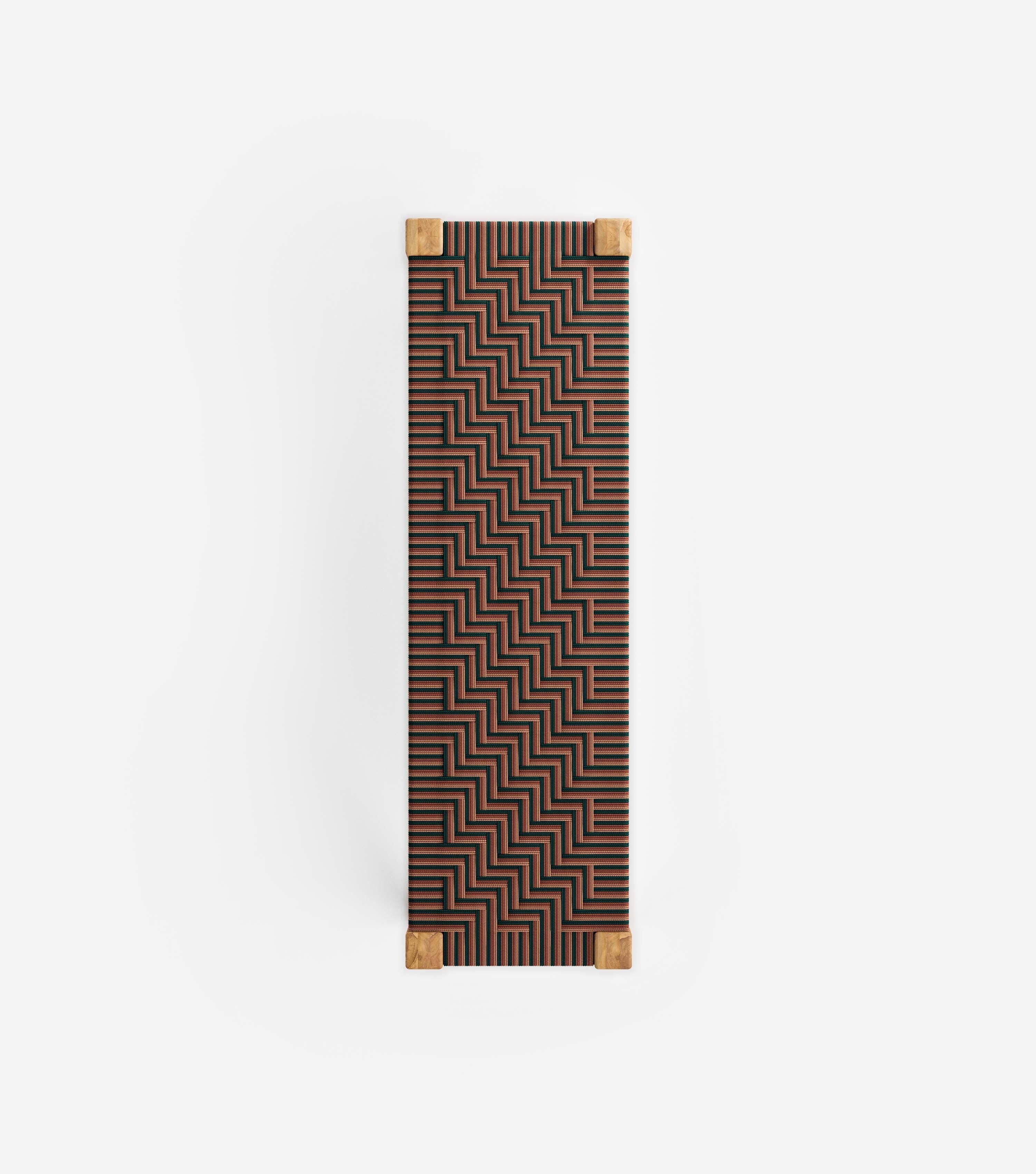 Natural Teak / Tropical Pattern / Small