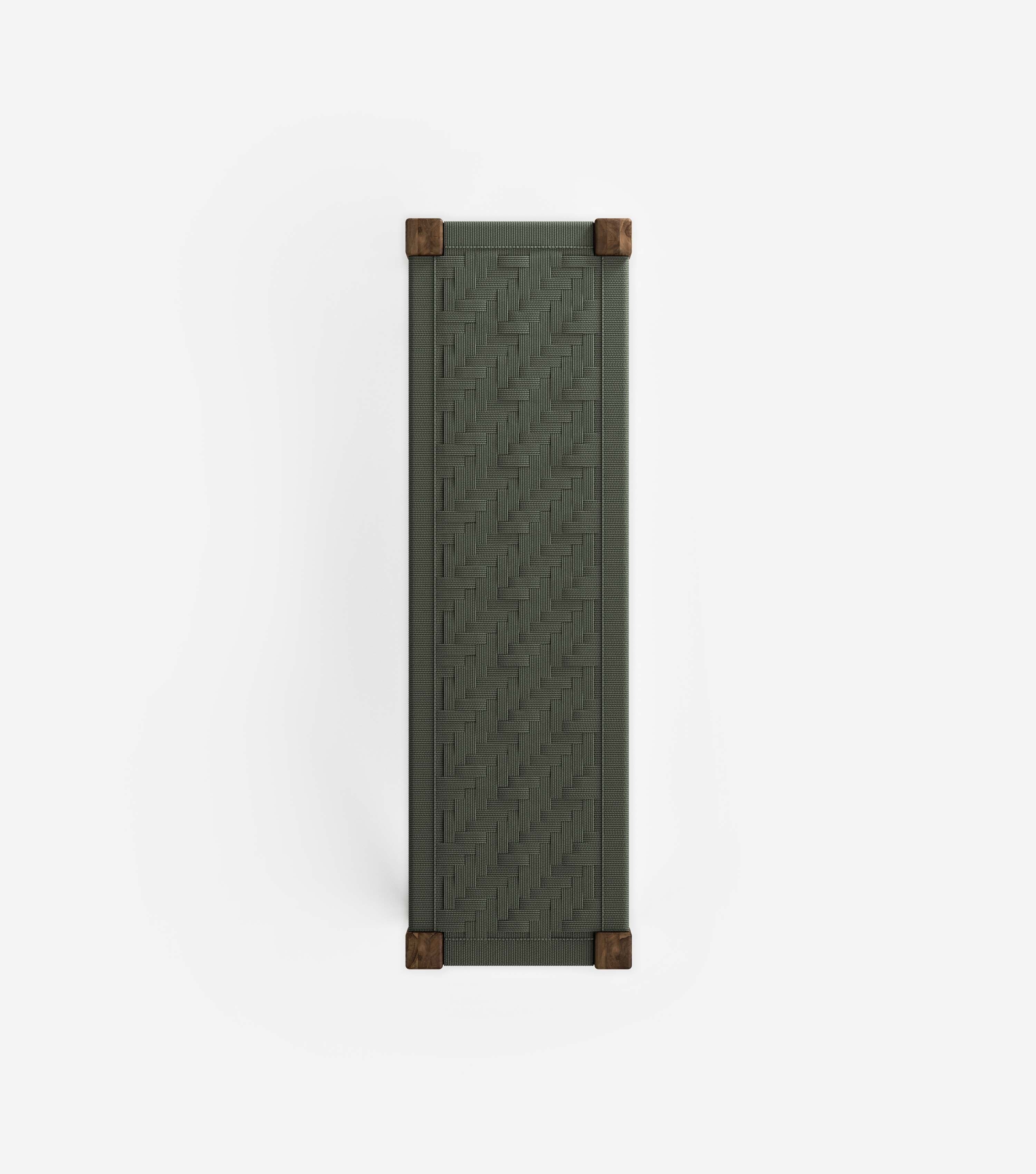 Coffee Teak / Basil Basket Cord / Small
