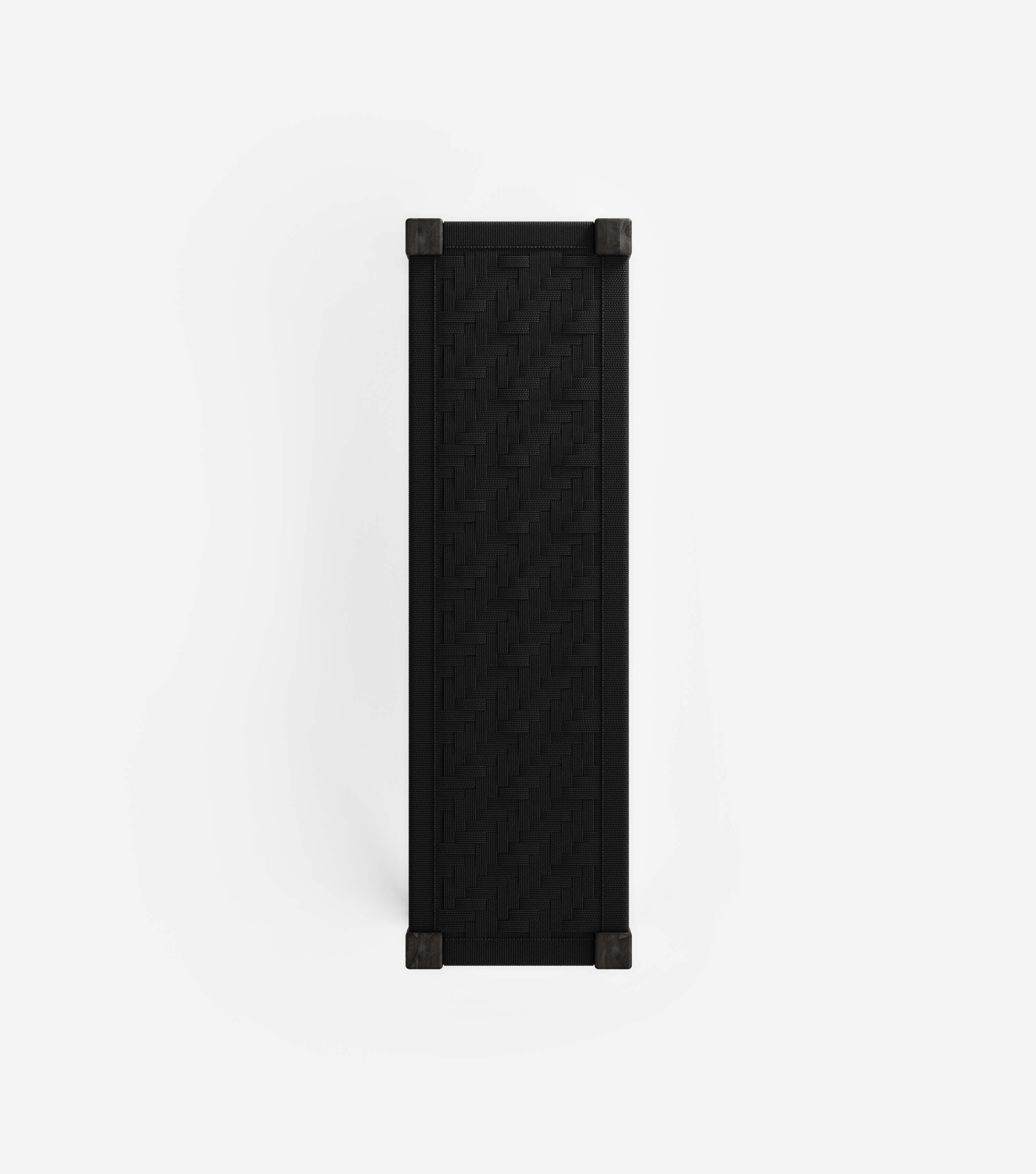 Charcoal Teak / Black Basket Cord / Small