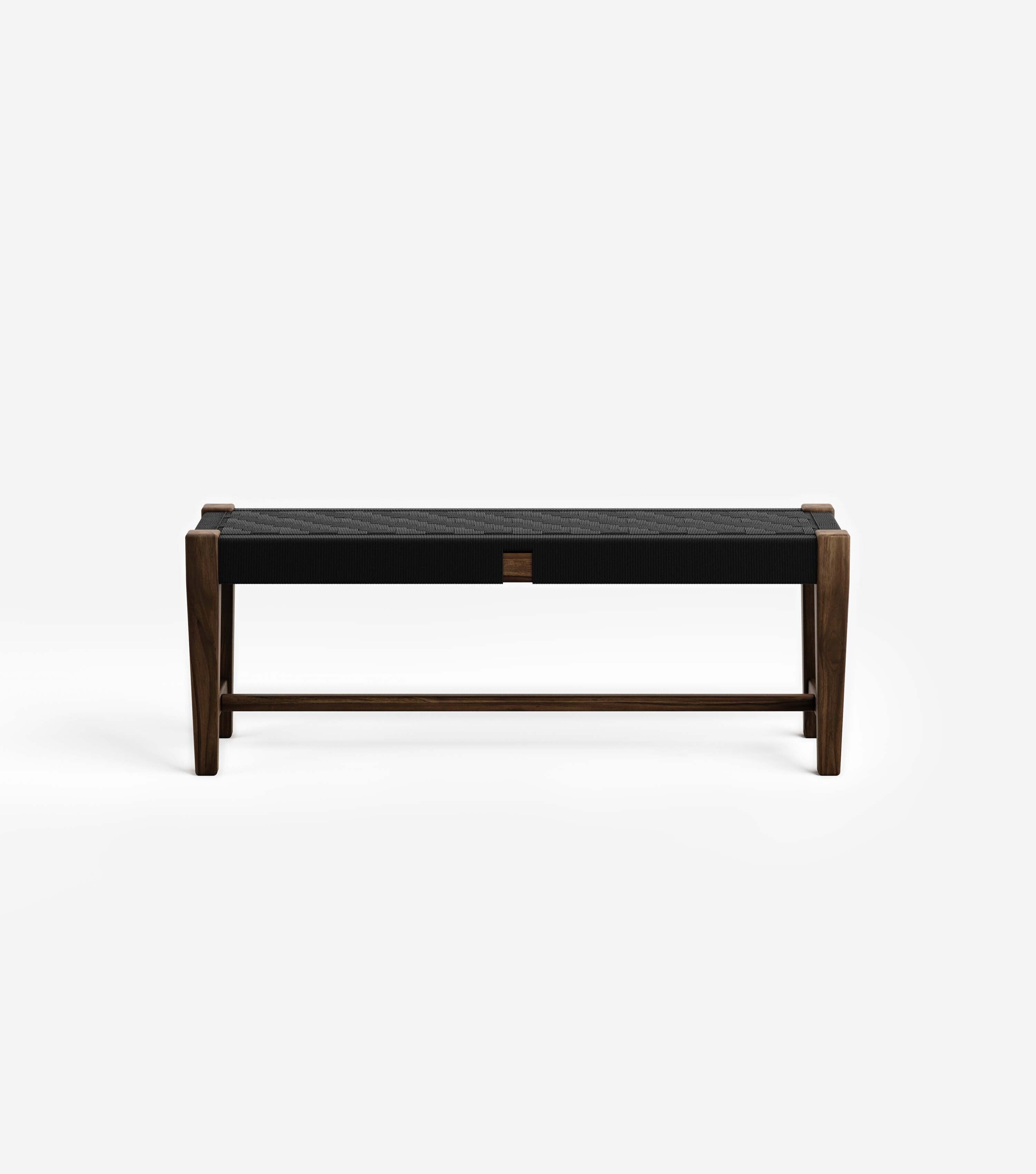 Coffee Teak / Black Basket Cord / Small