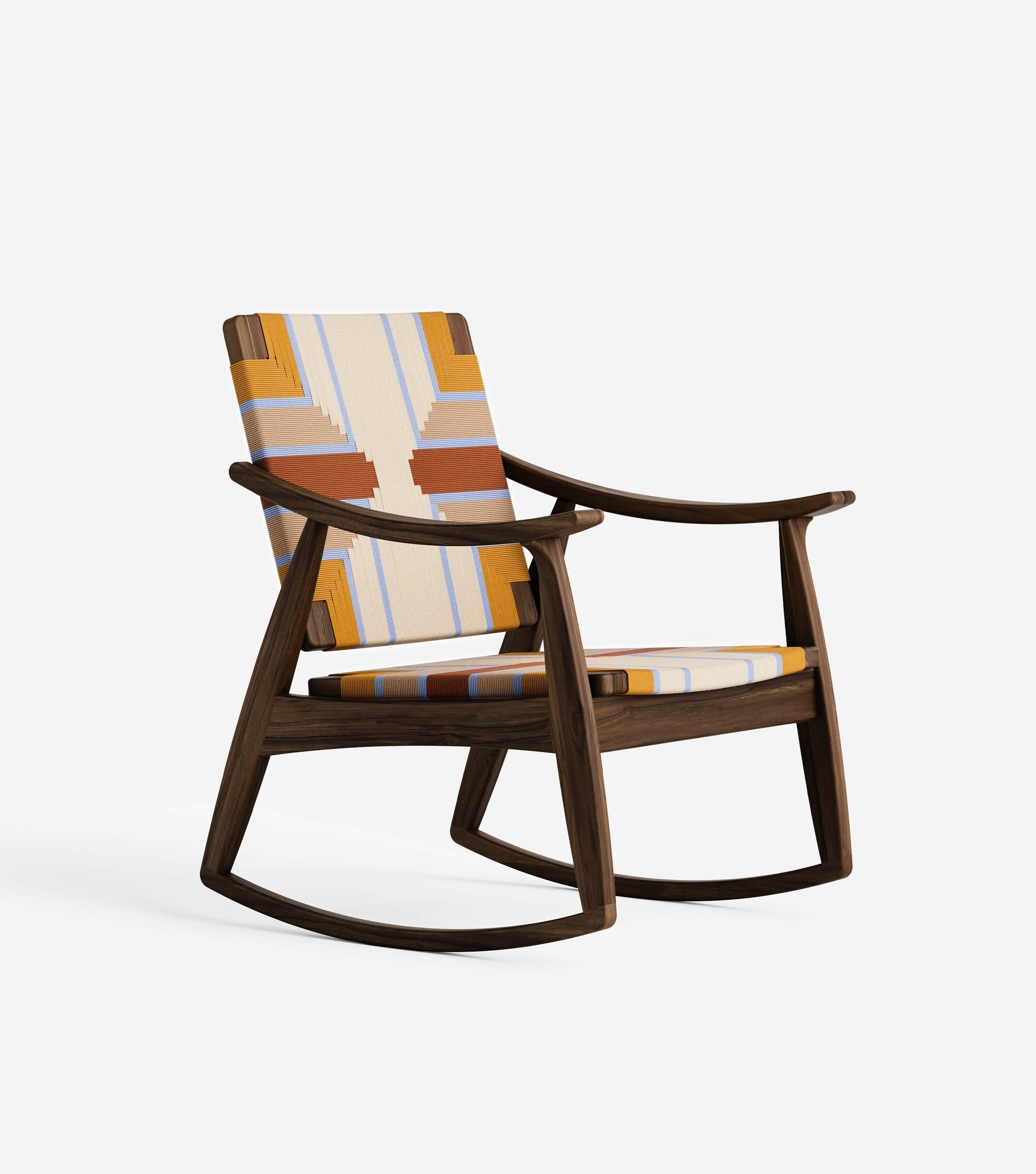 Coffee Teak / Pearl Lagoon Pattern