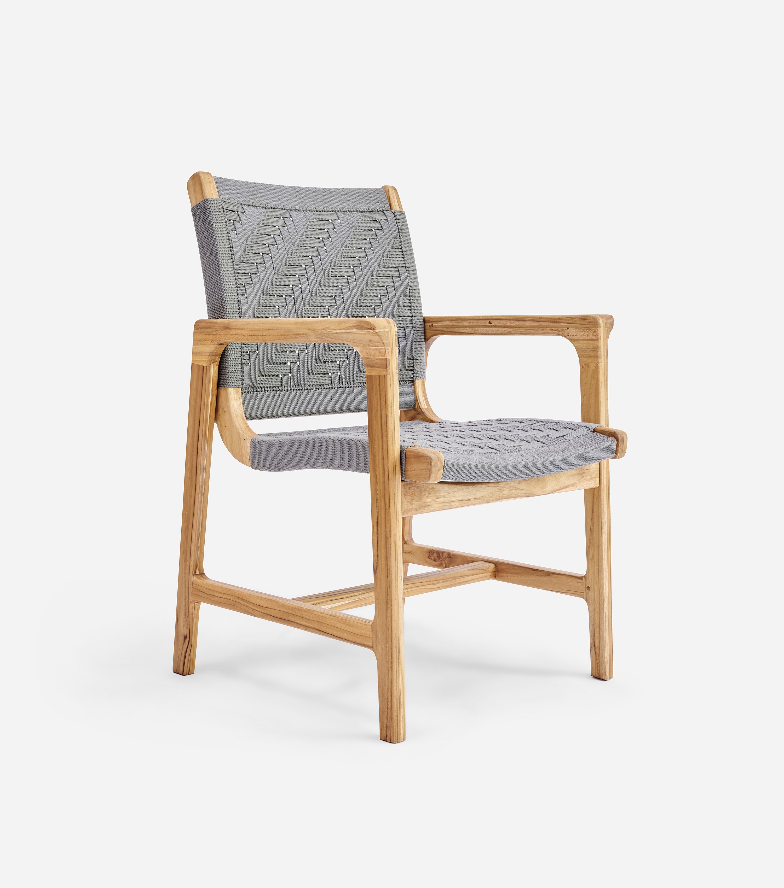 Natural / Light Grey Basket Cord