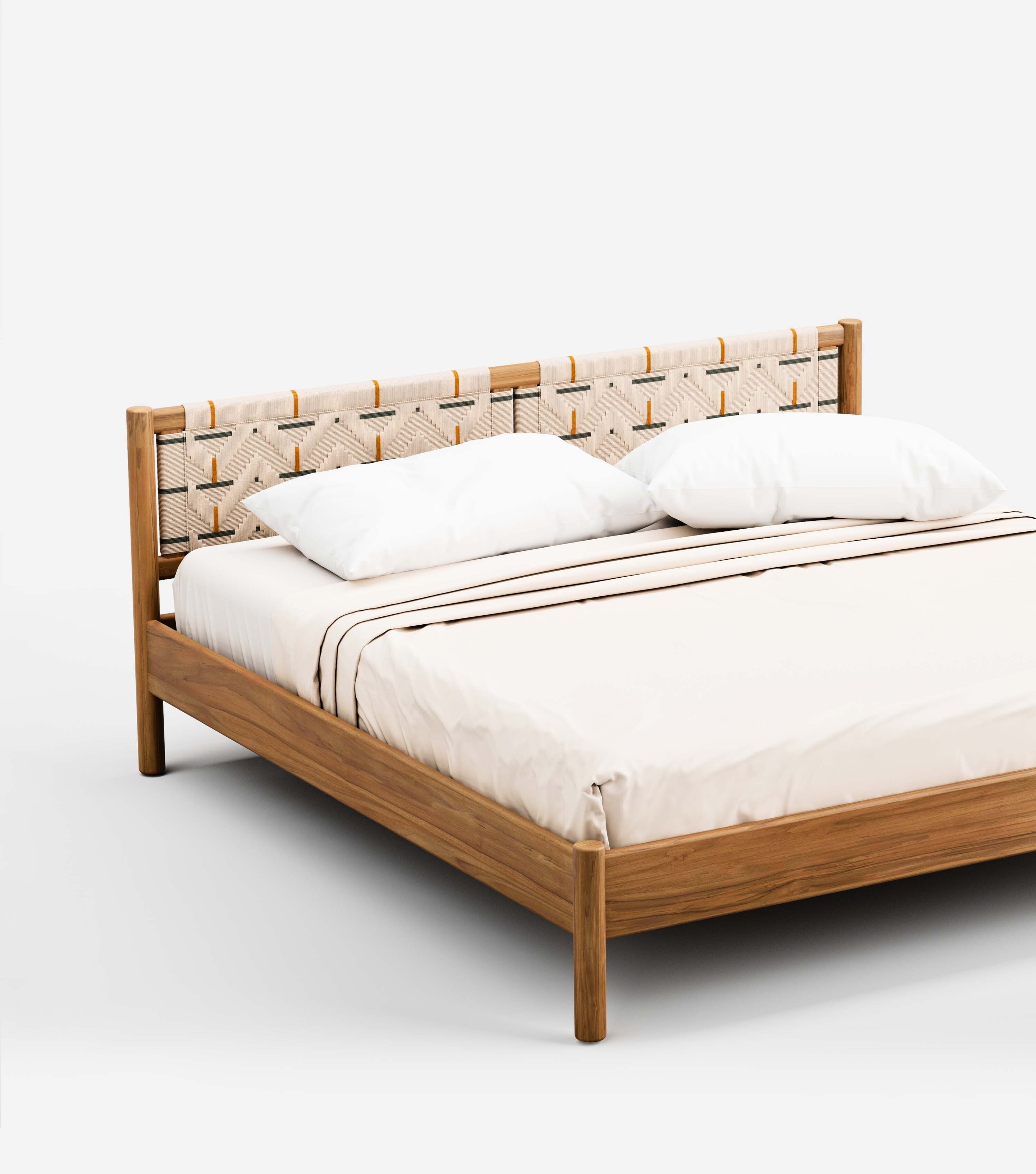 MidCentury Teak / Tamarindo Pattern / King