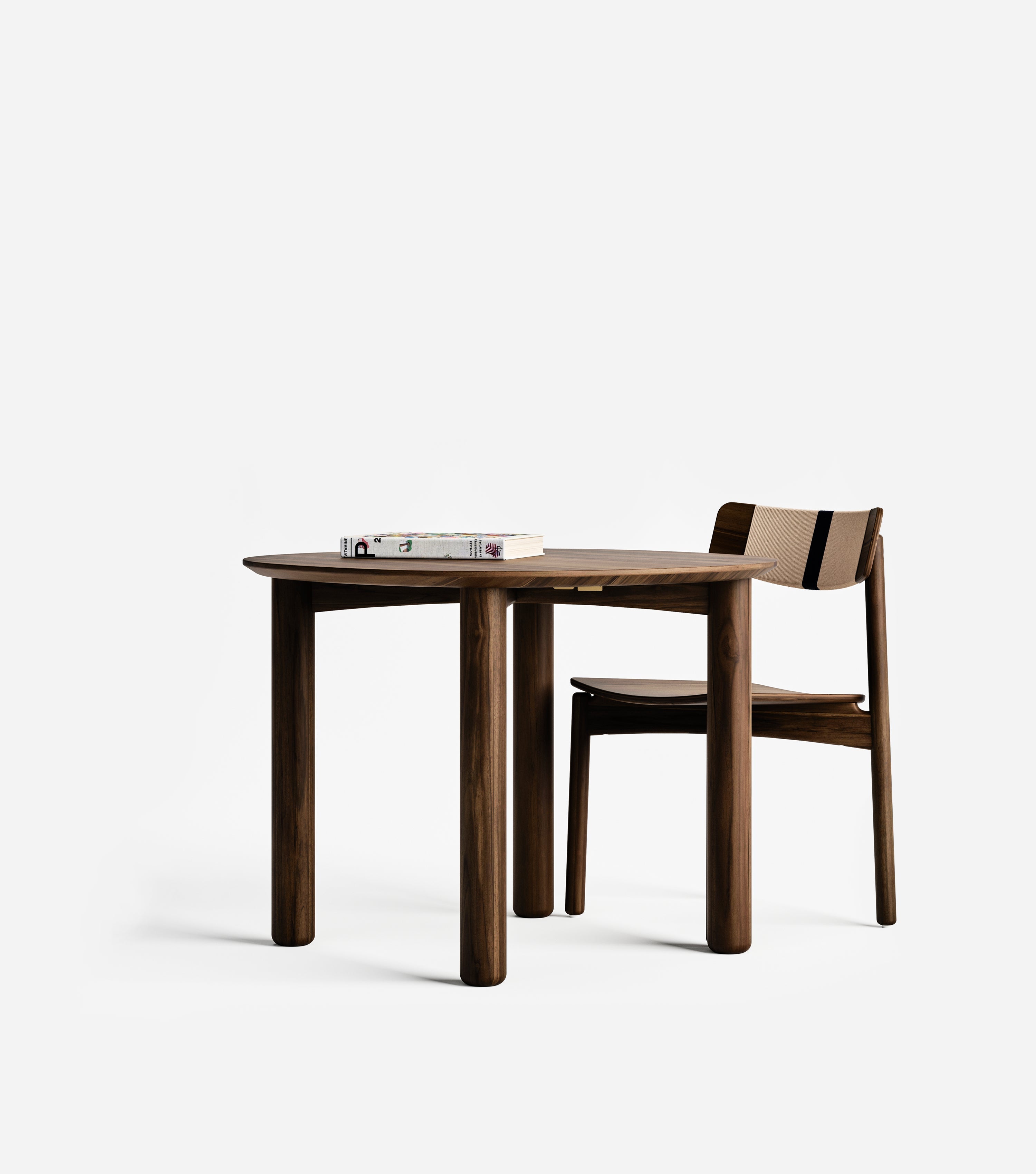 Coffee Teak / Naturaline Navy Cord